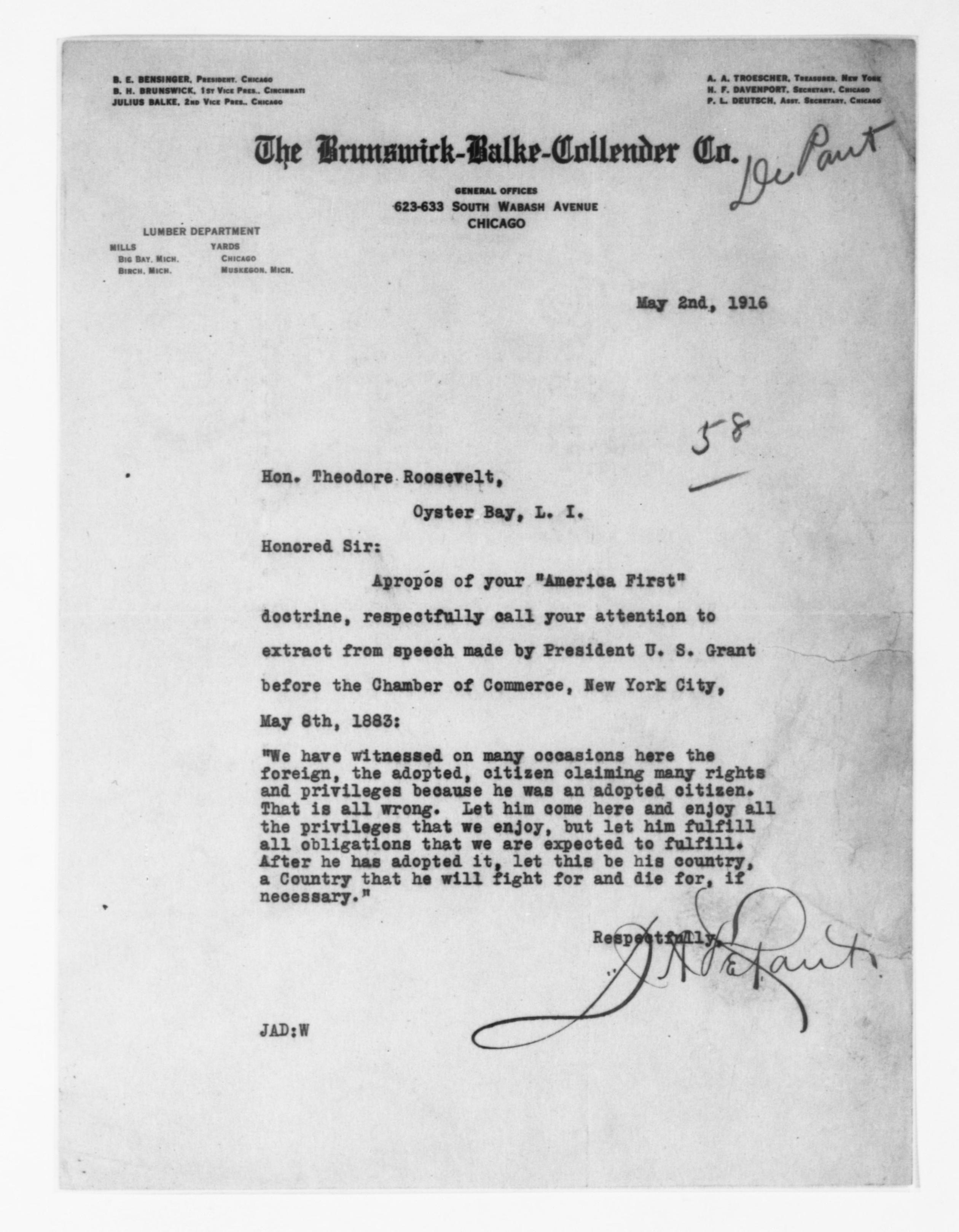 Scanned image of the current content page