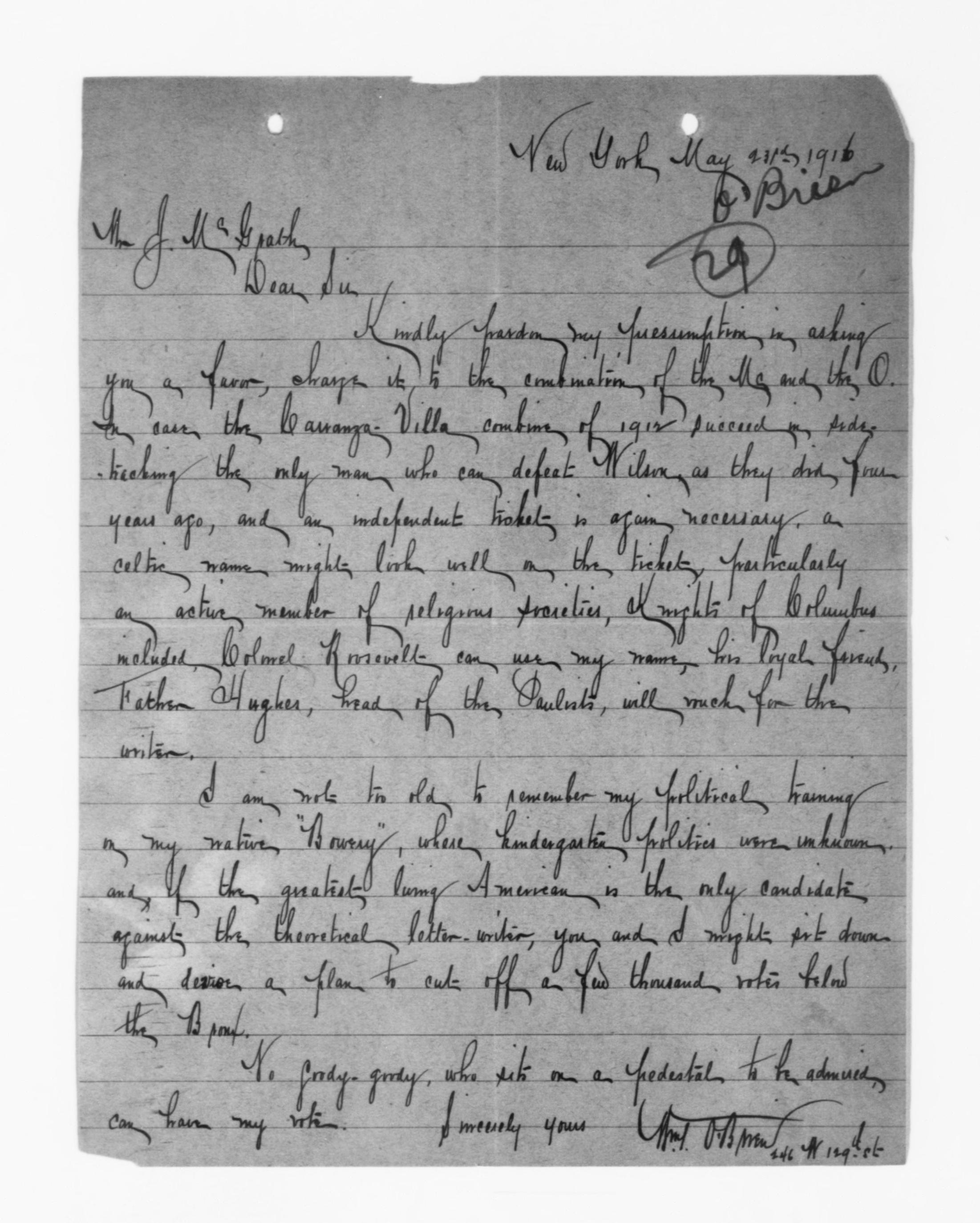 Scanned image of the current content page