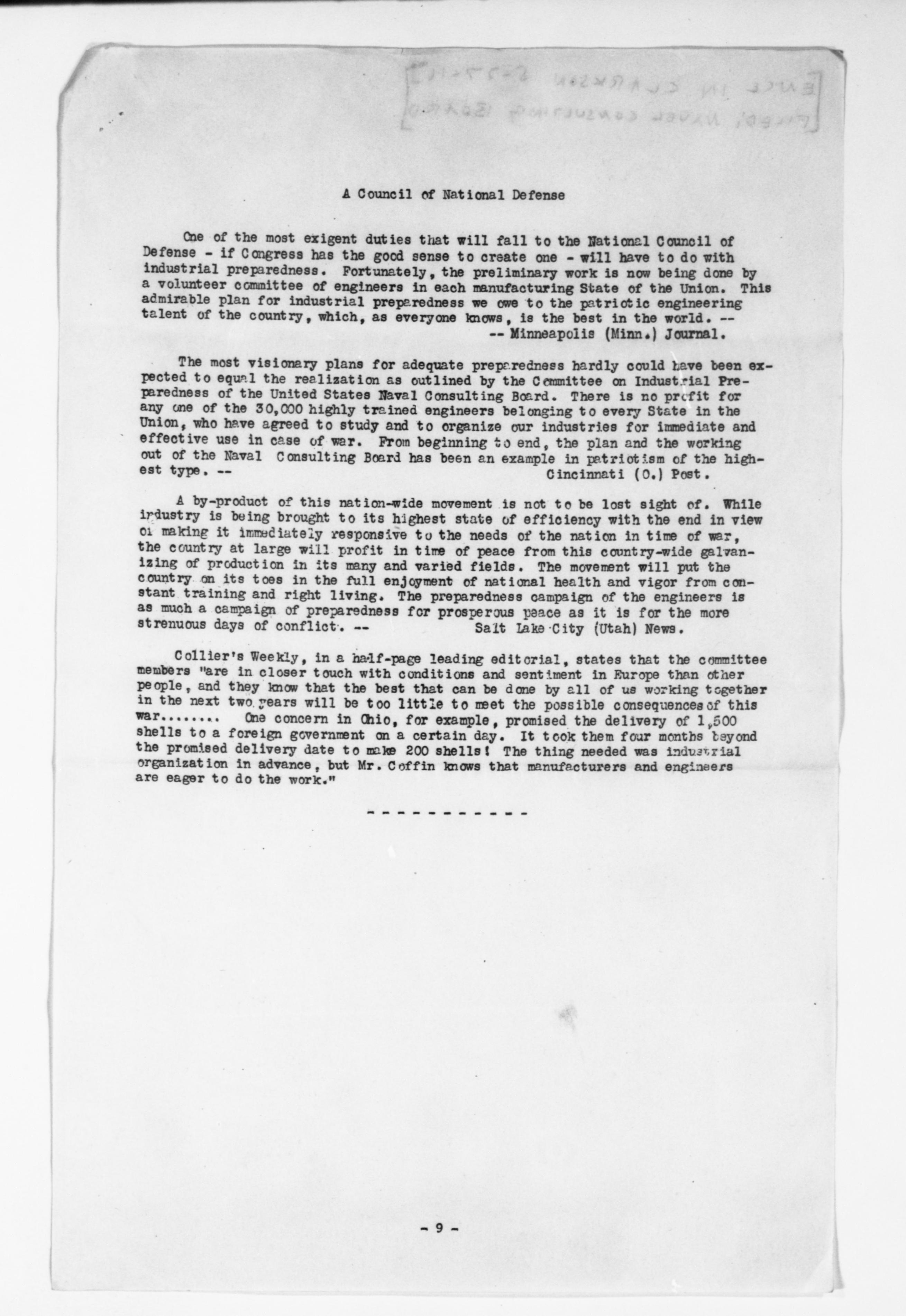 Scanned image of the current content page