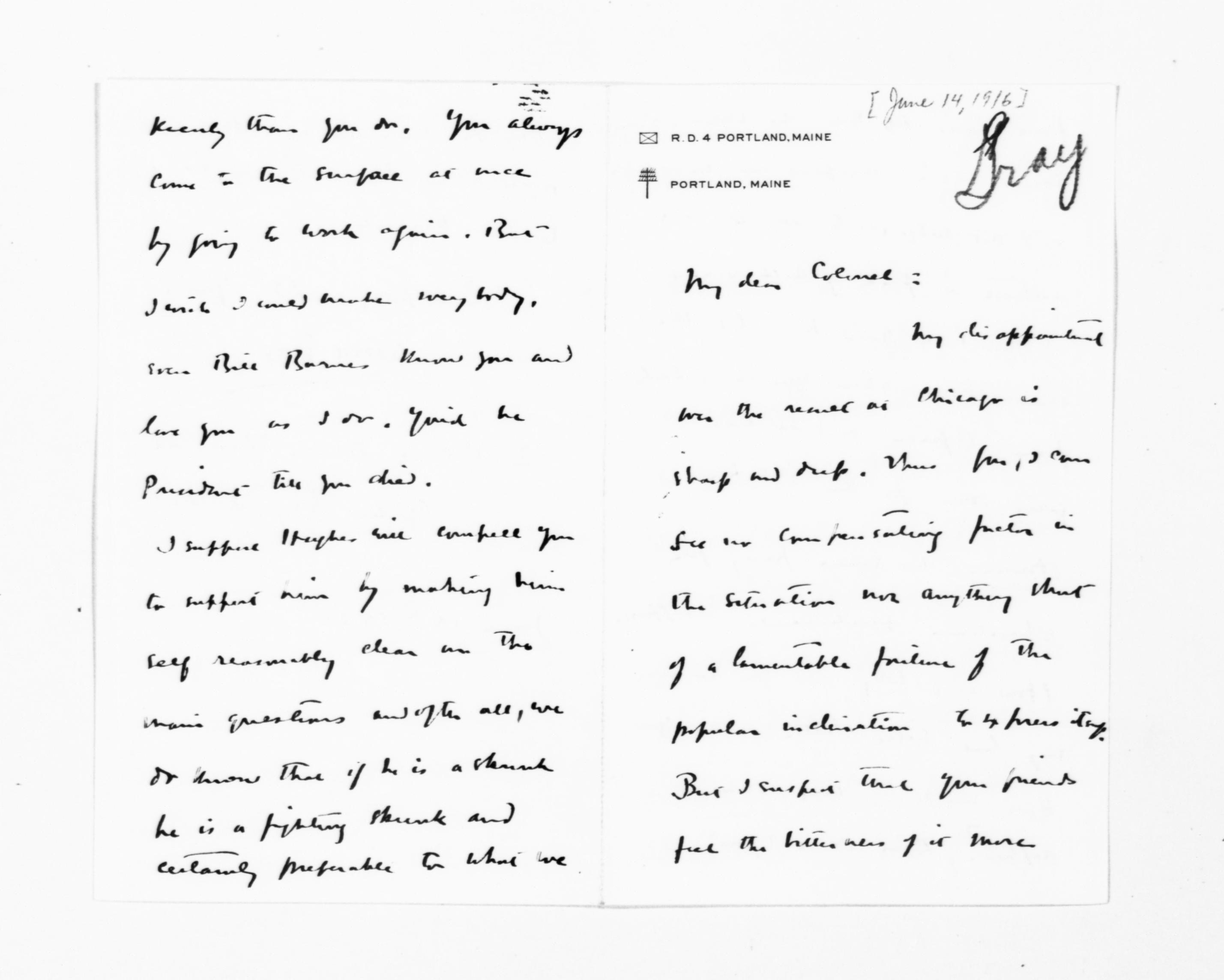 Scanned image of the current content page