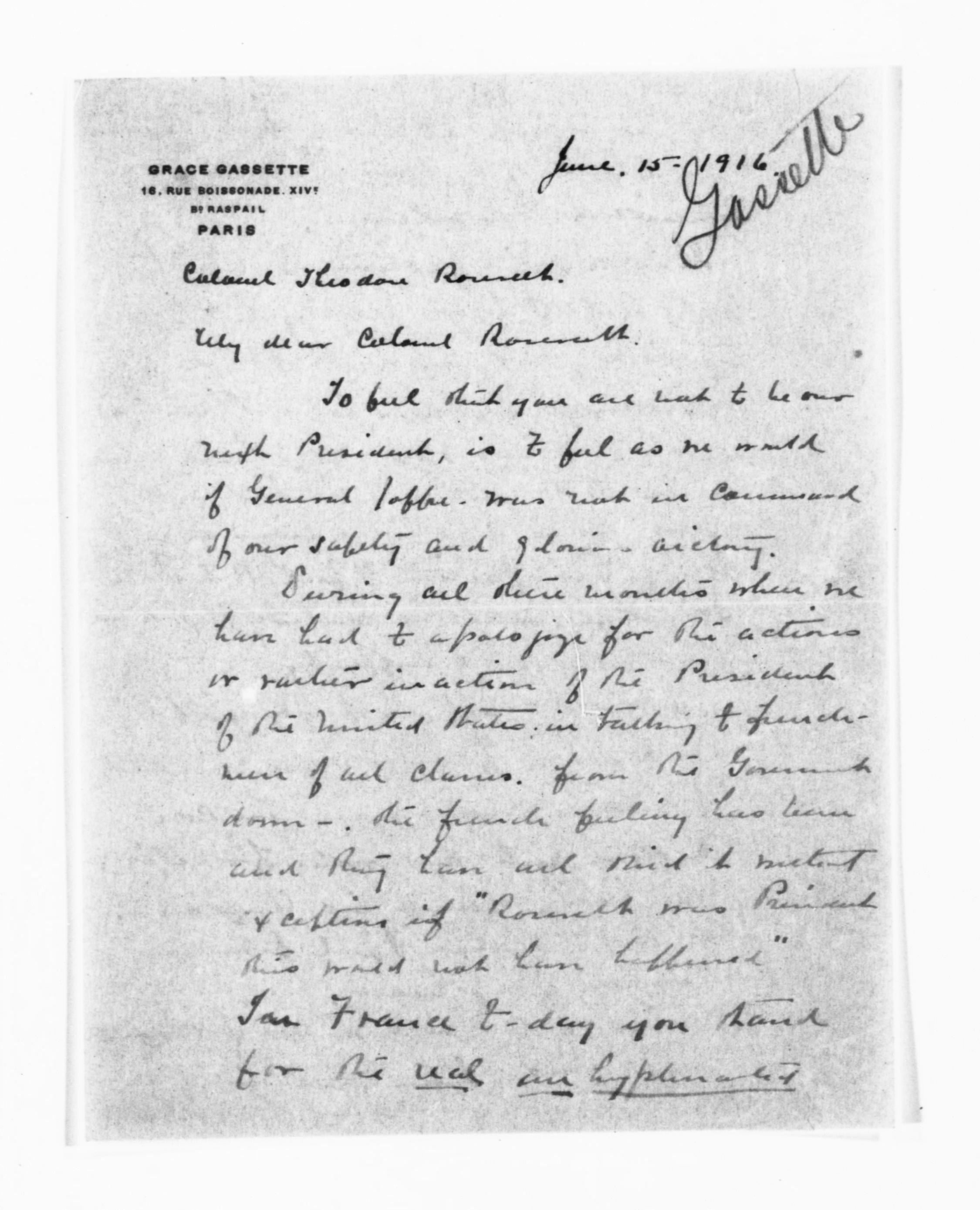 Scanned image of the current content page