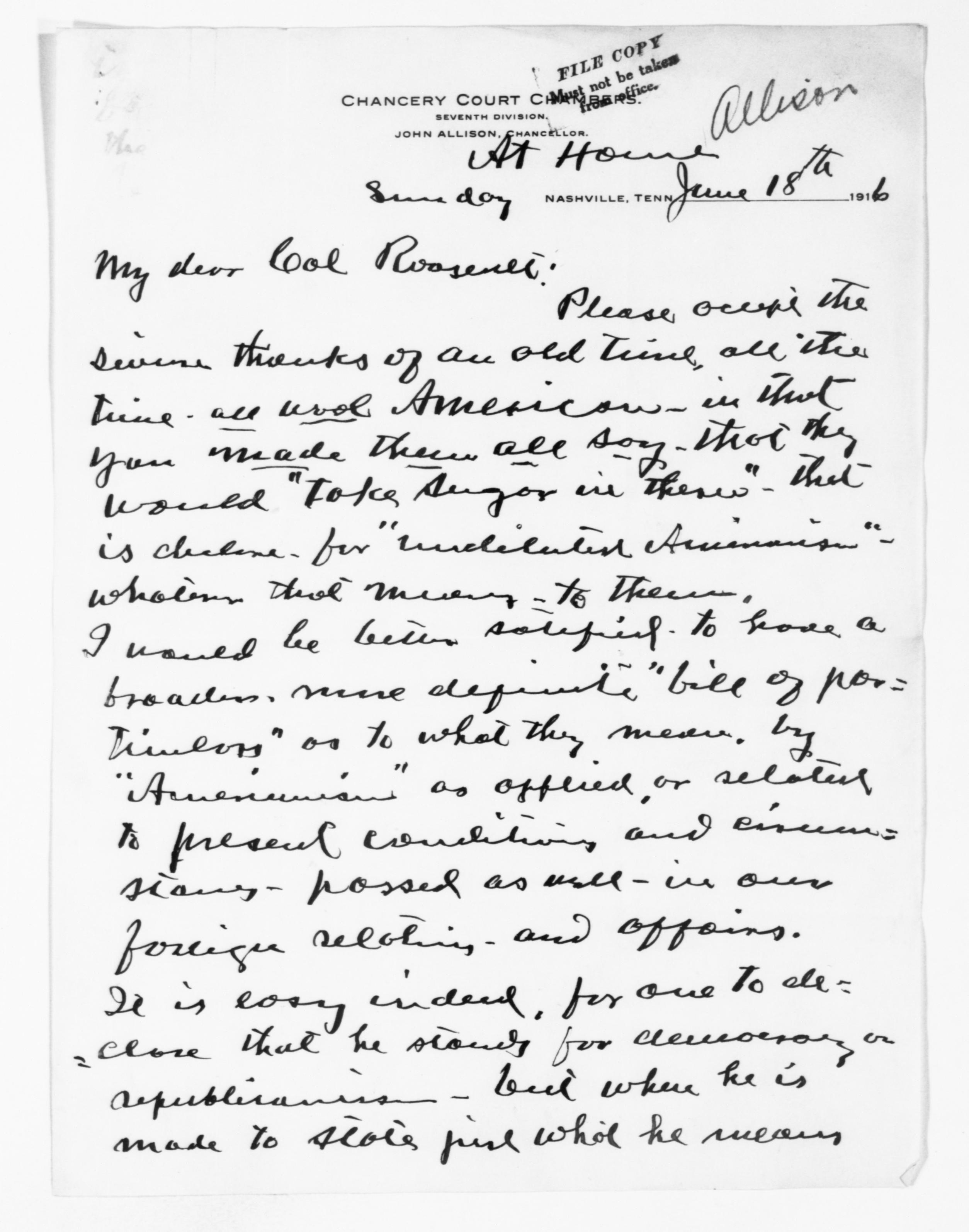 Scanned image of the current content page