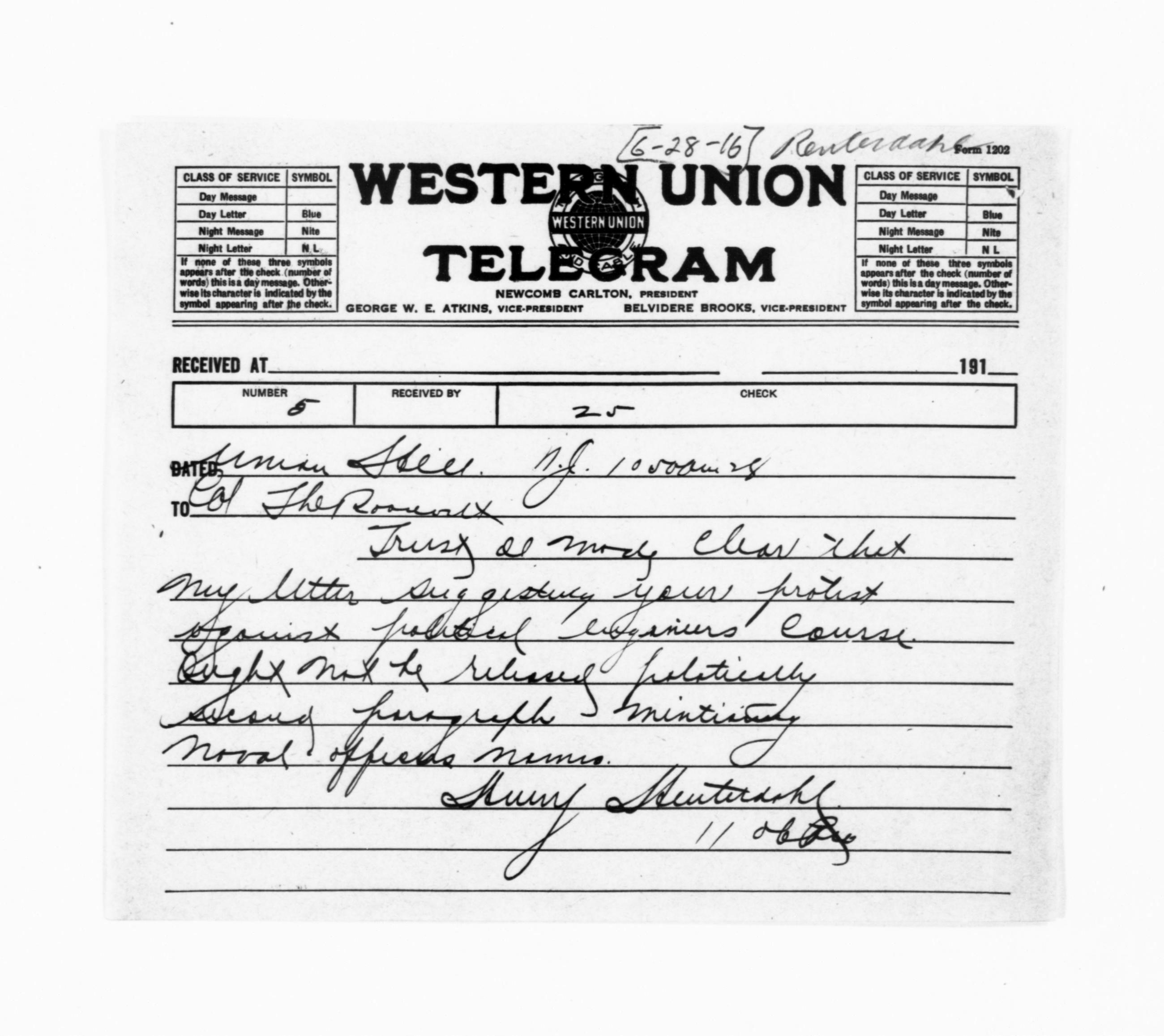 Scanned image of the current content page