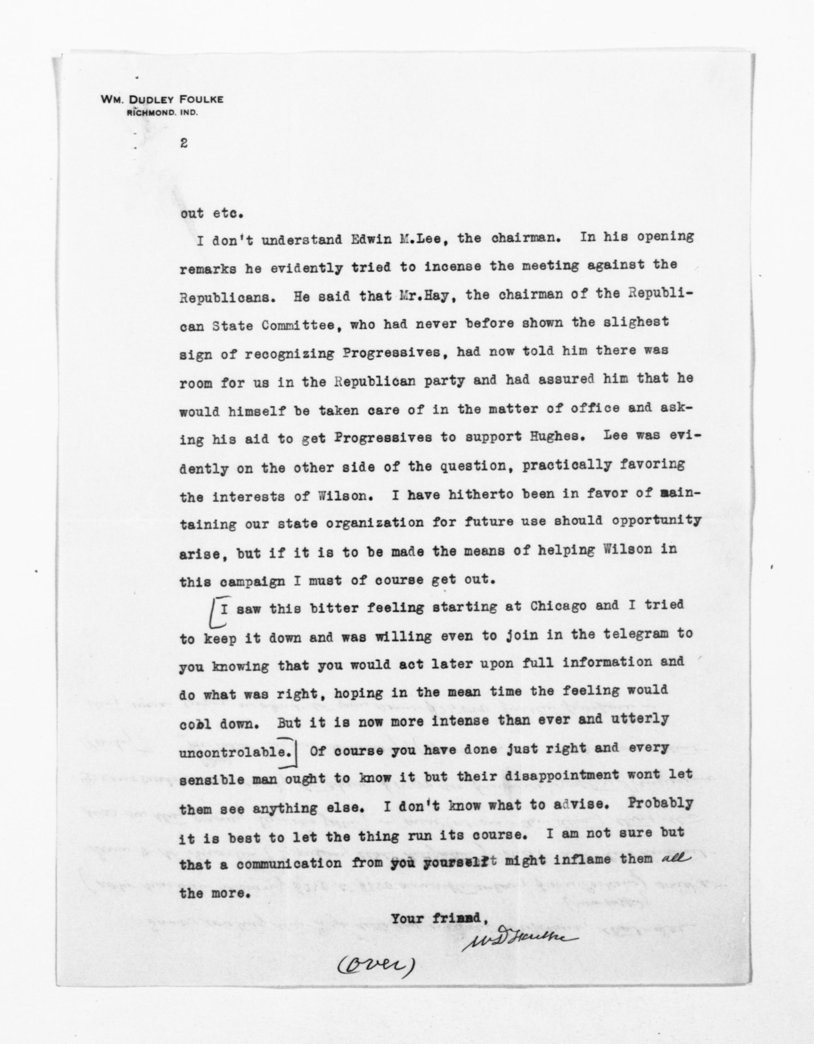 Scanned image of the current content page