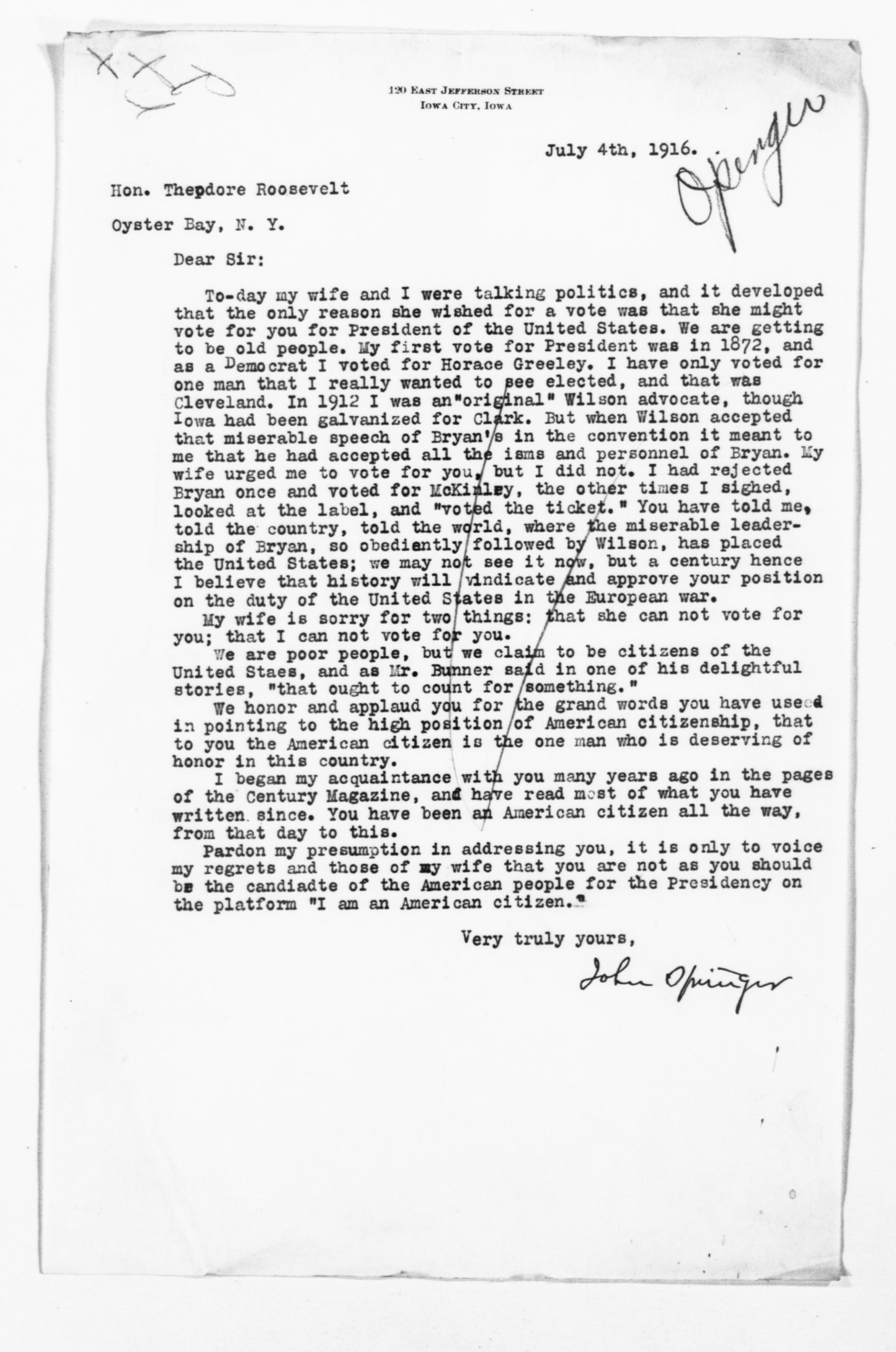 Scanned image of the current content page