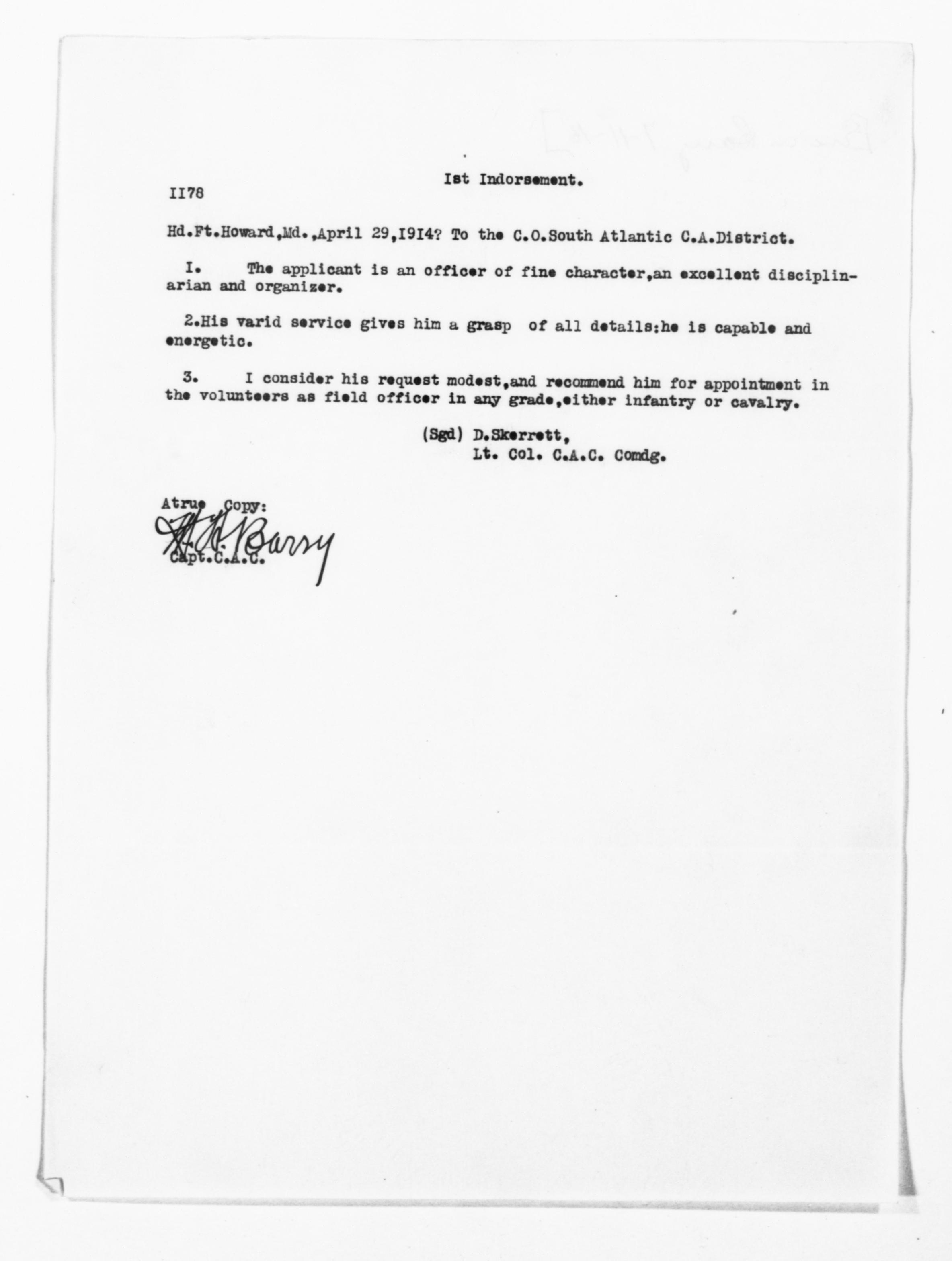 Scanned image of the current content page