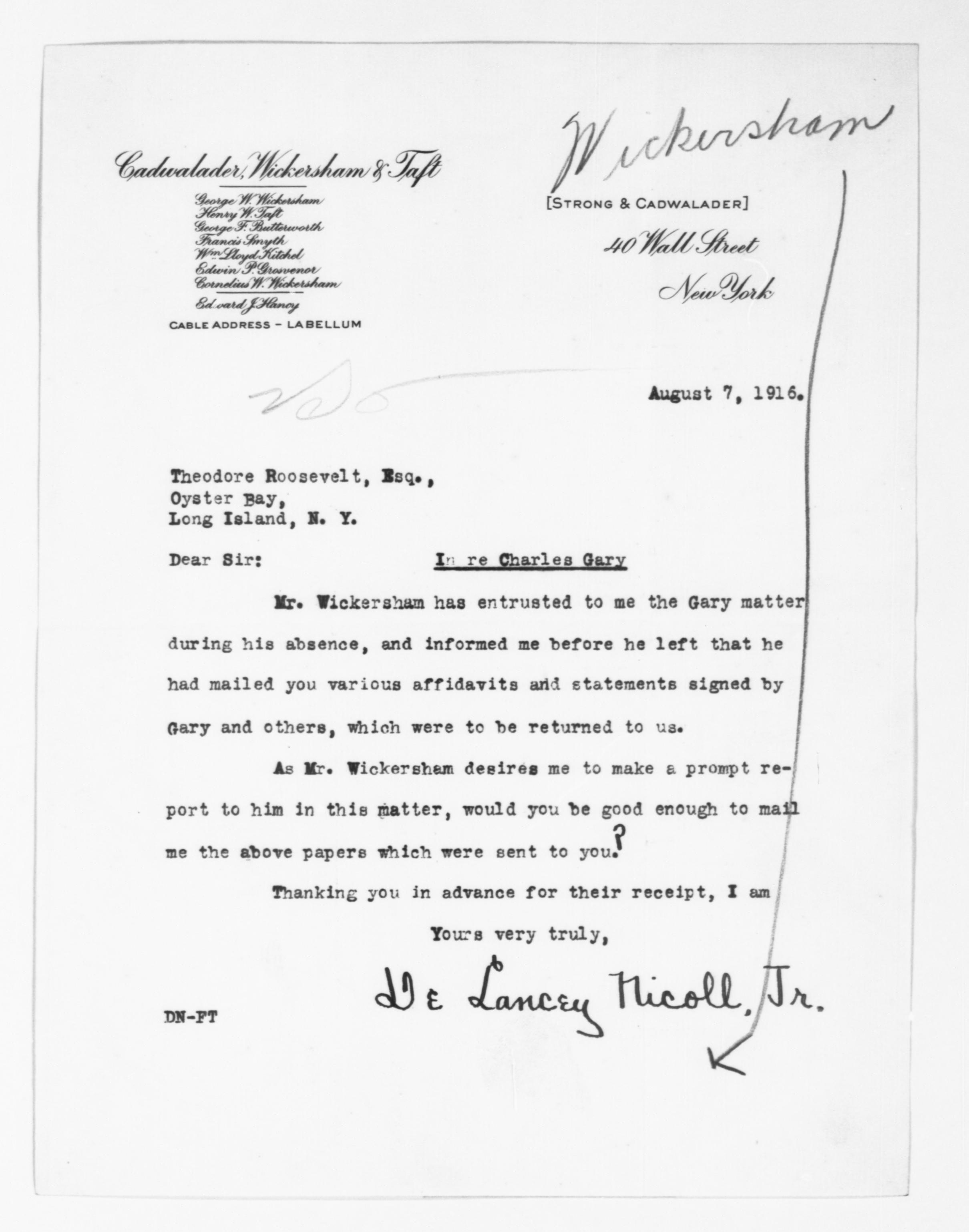 Scanned image of the current content page