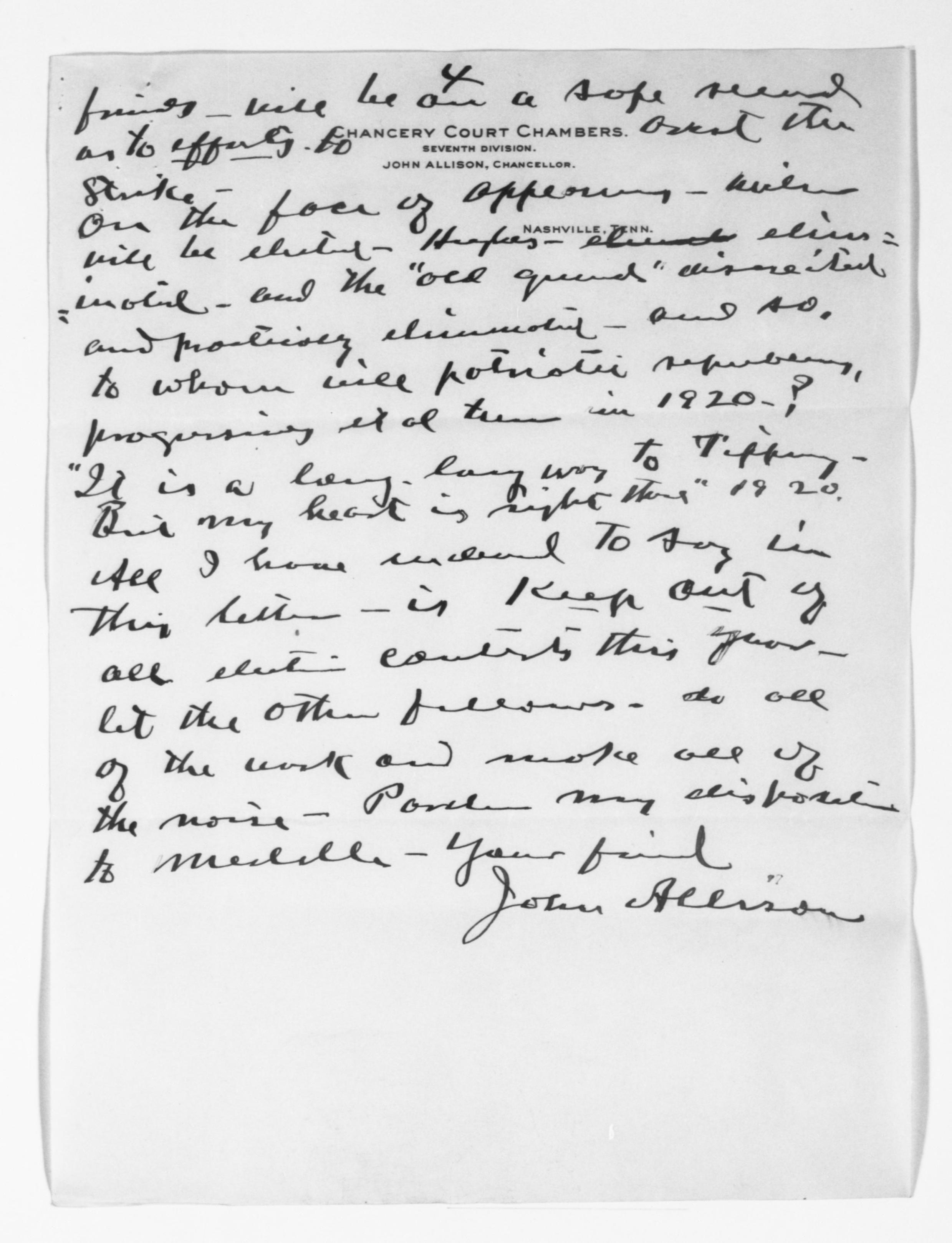 Scanned image of the current content page