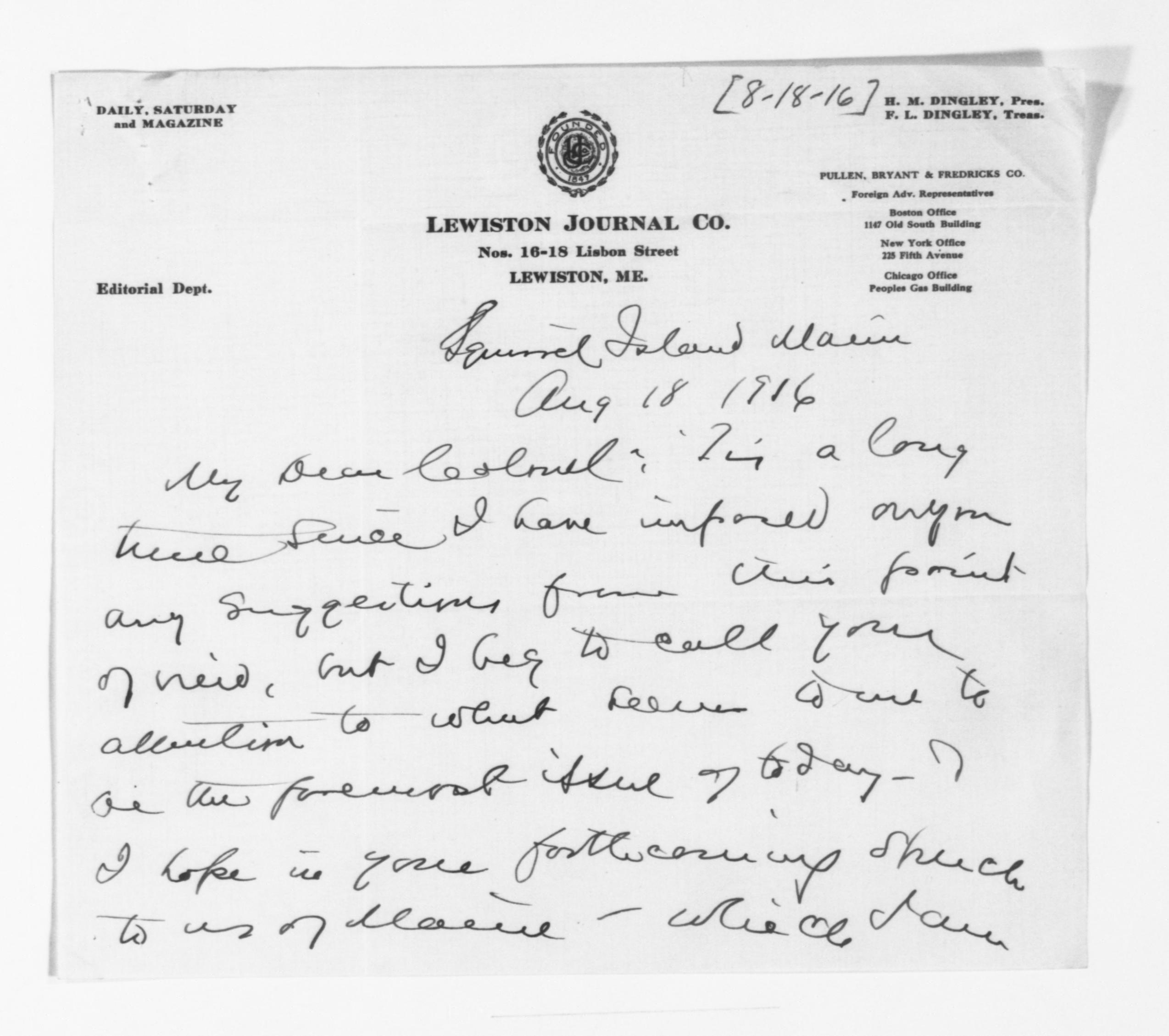 Scanned image of the current content page