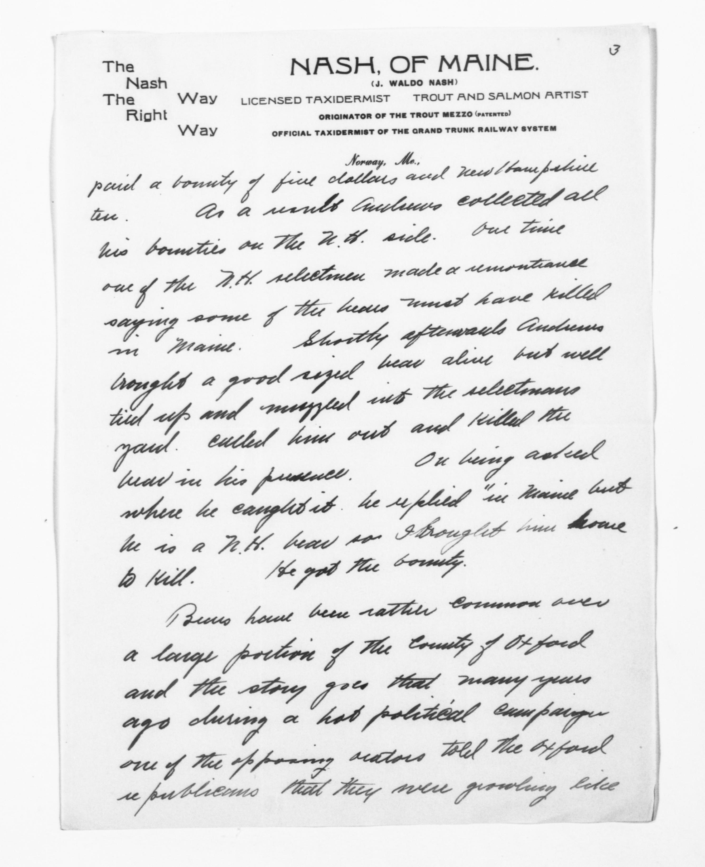 Scanned image of the current content page