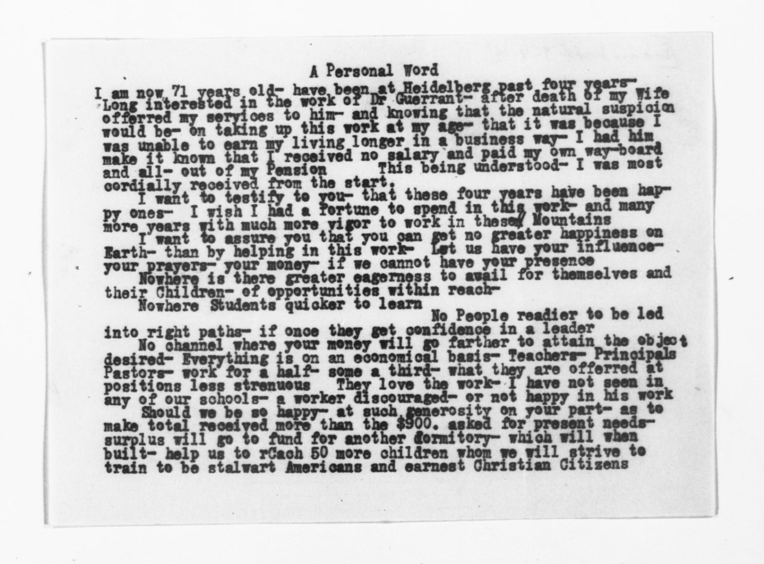 Scanned image of the current content page