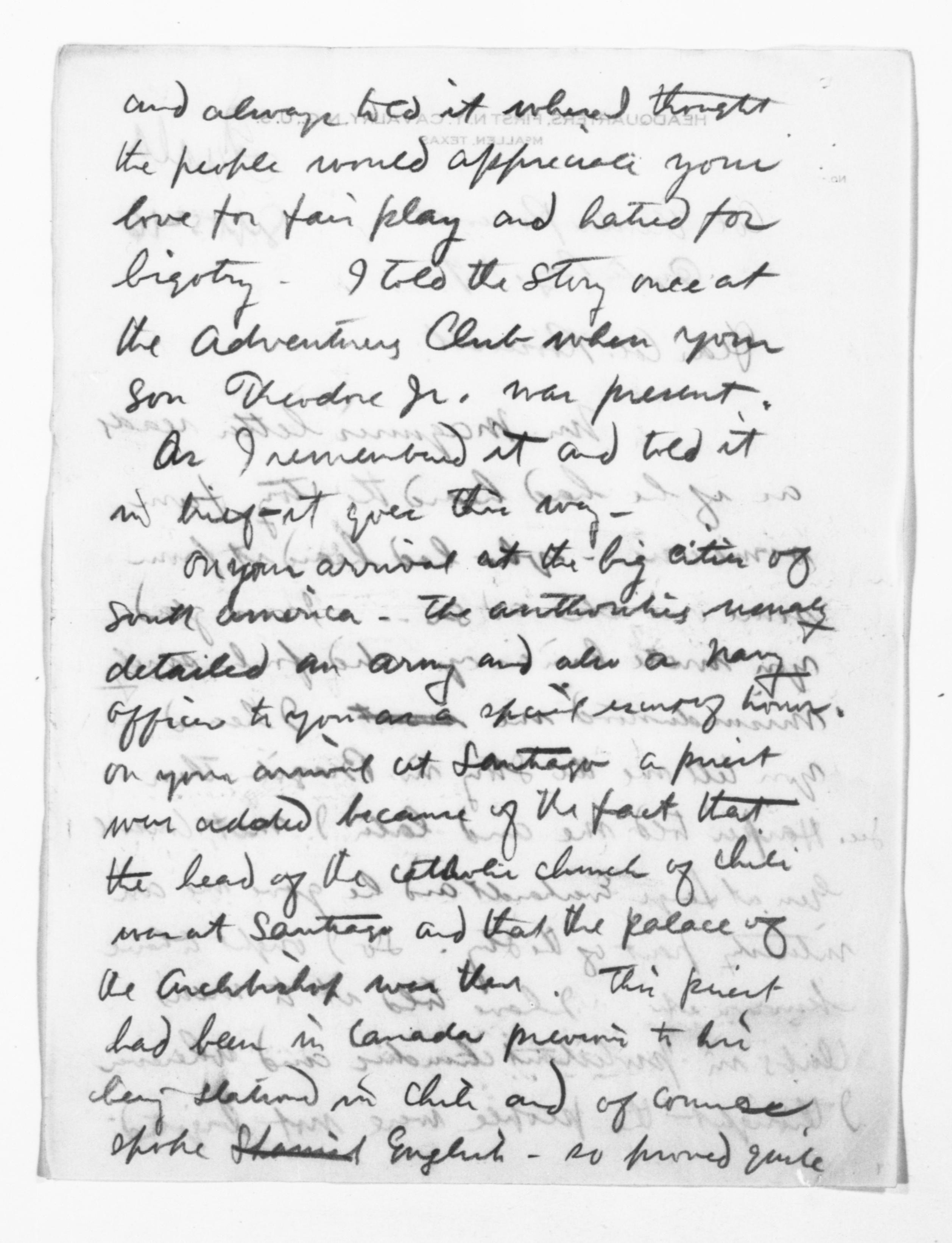 Scanned image of the current content page