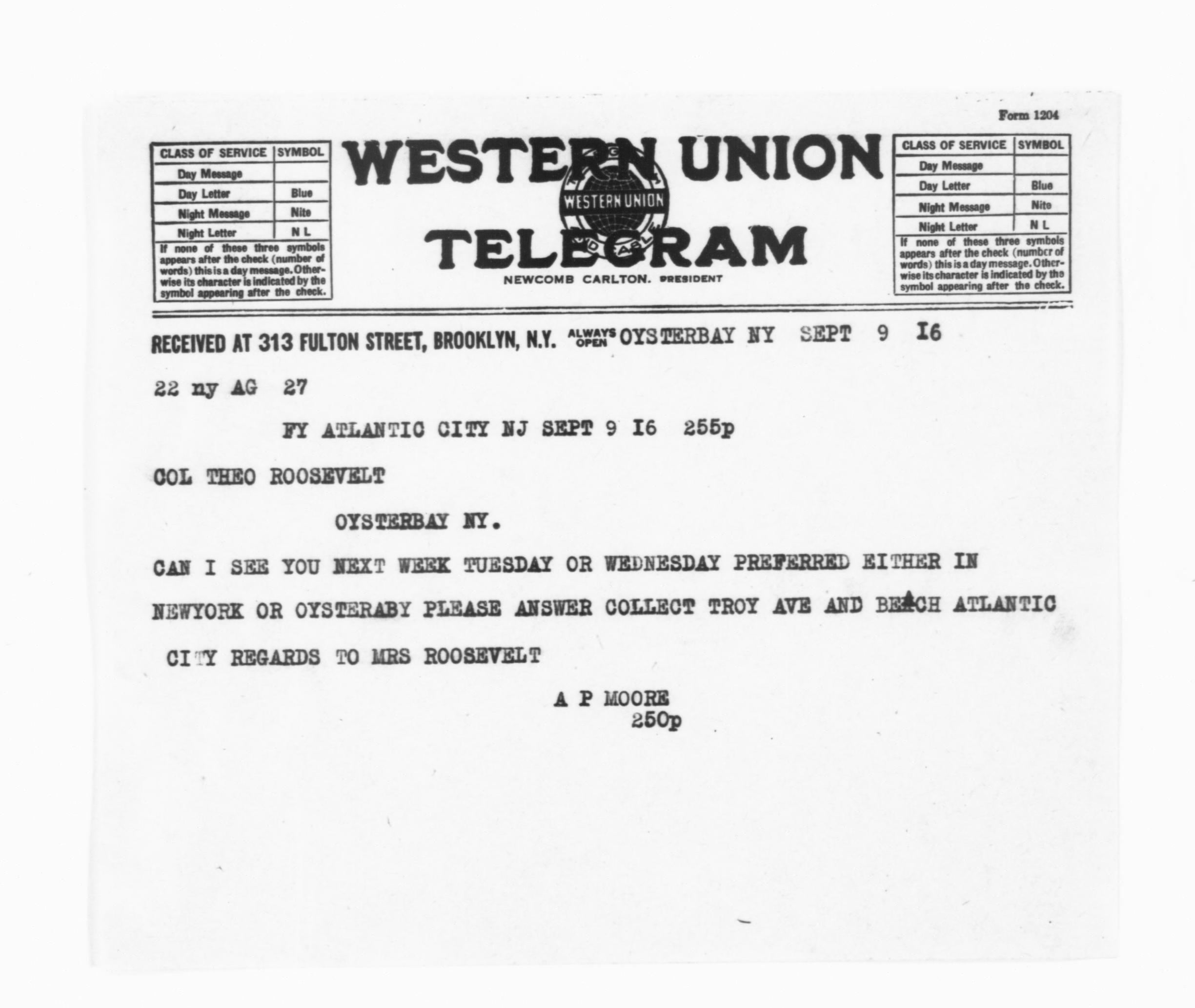 Scanned image of the current content page