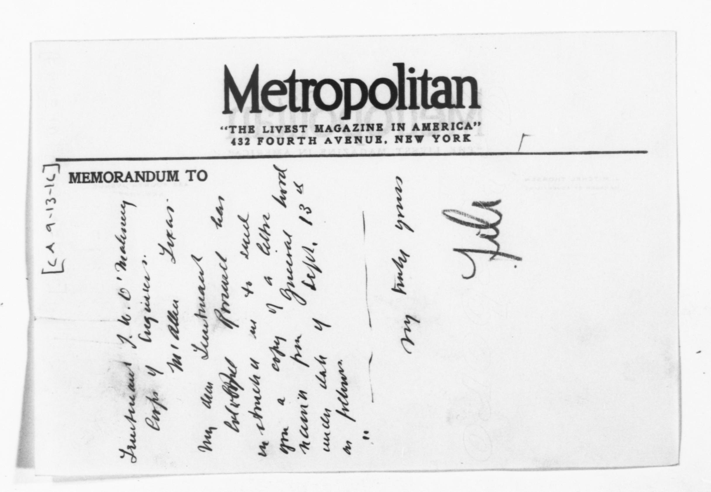 Scanned image of the current content page