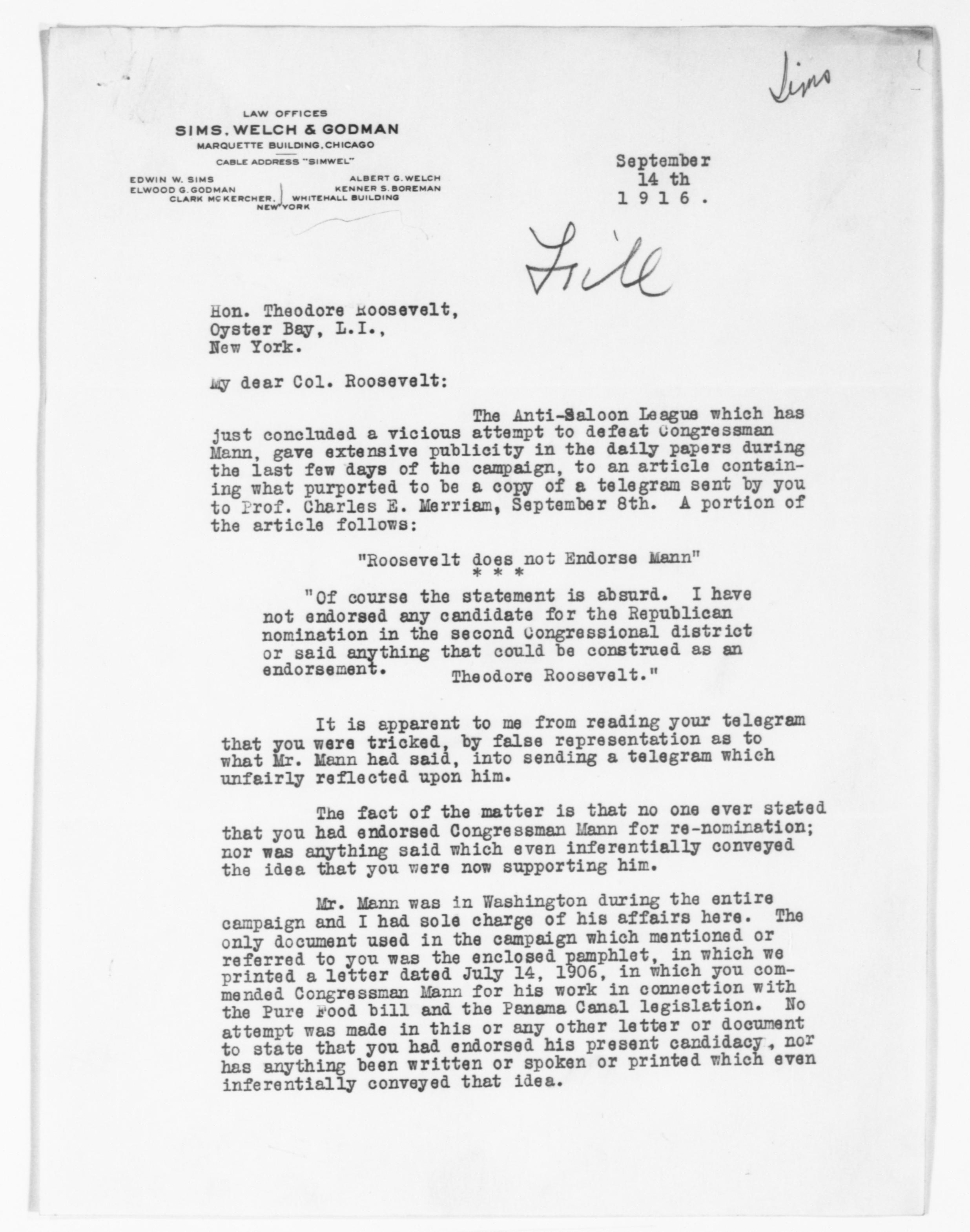 Scanned image of the current content page