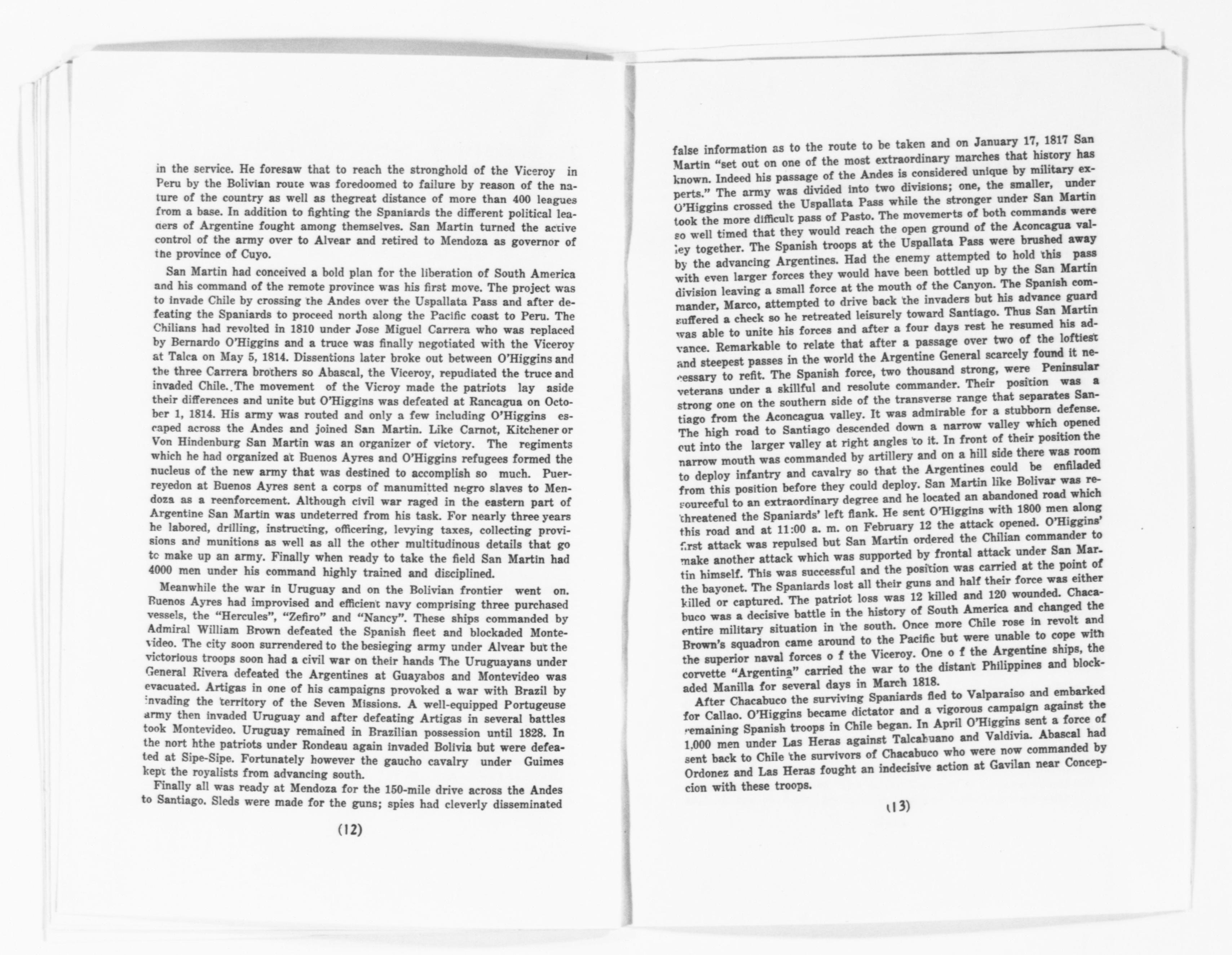 Scanned image of the current content page