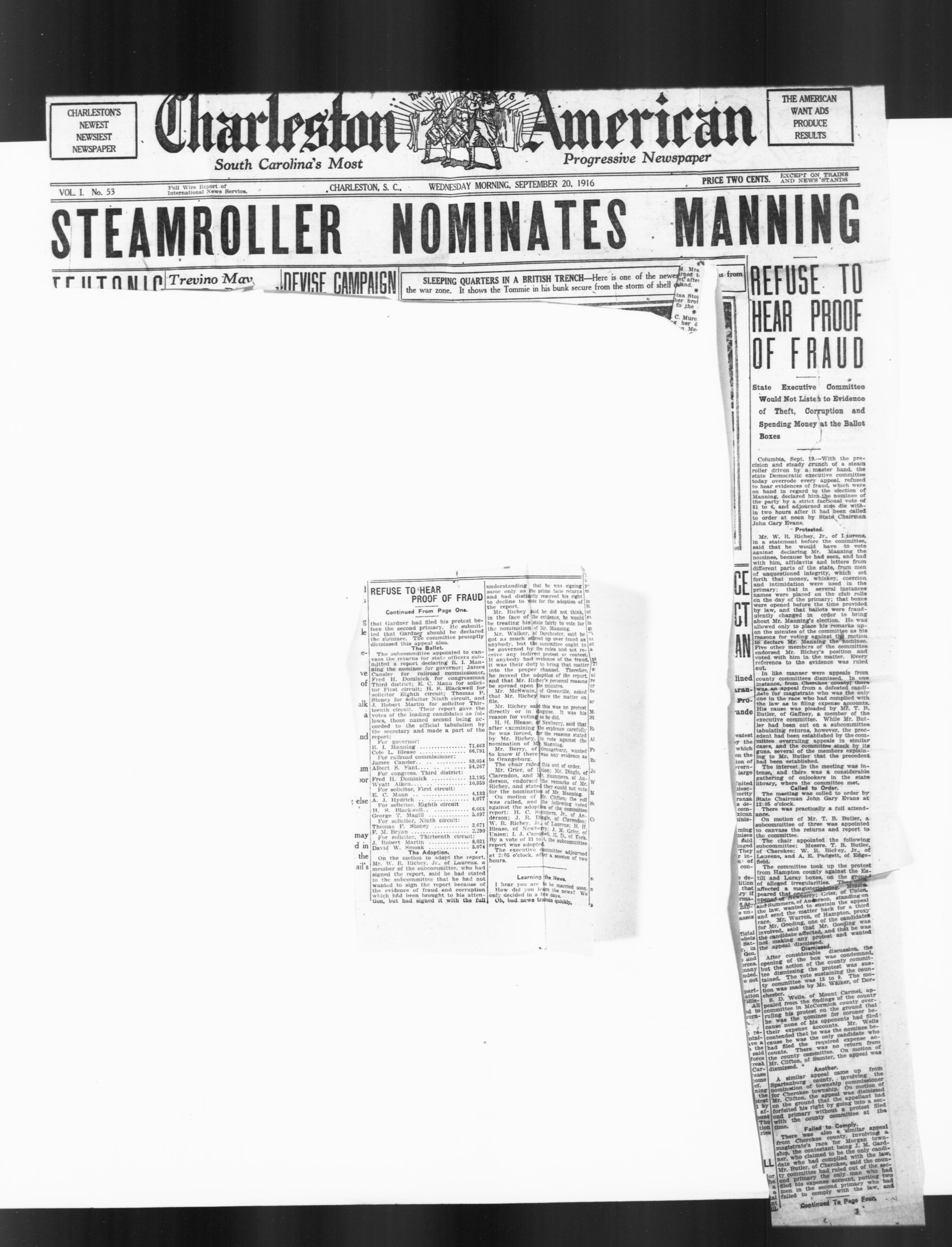 Scanned image of the current content page