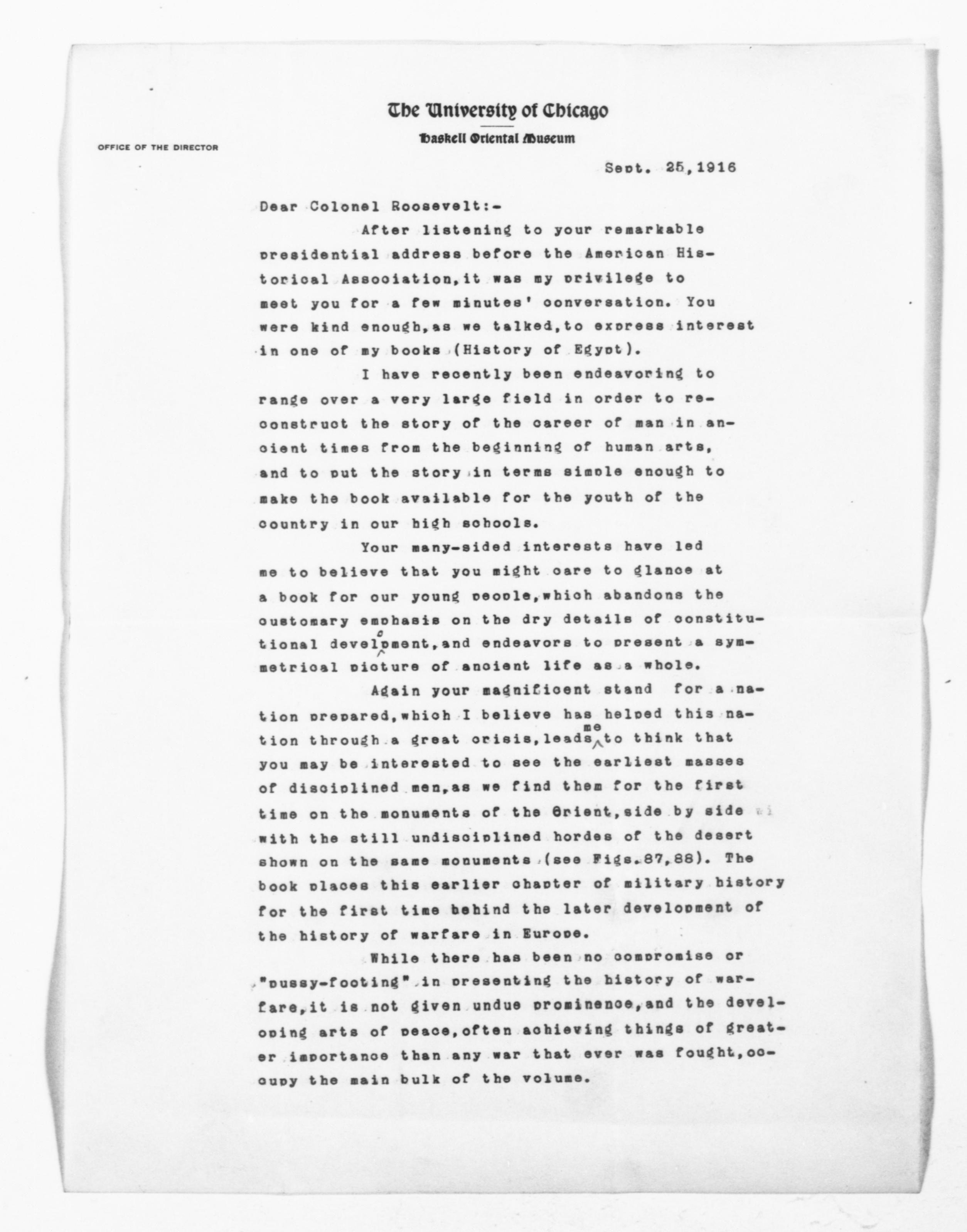 Scanned image of the current content page