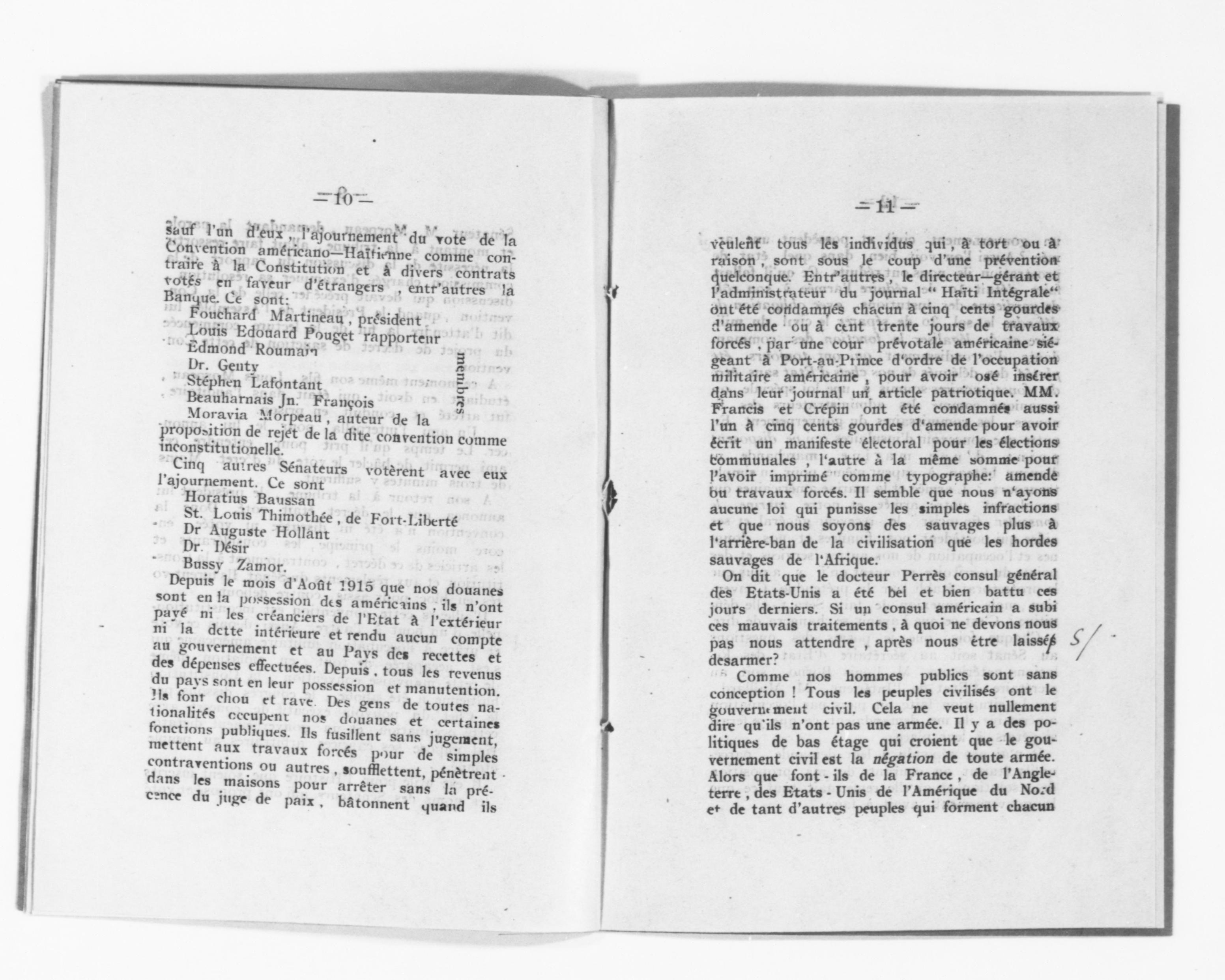 Scanned image of the current content page