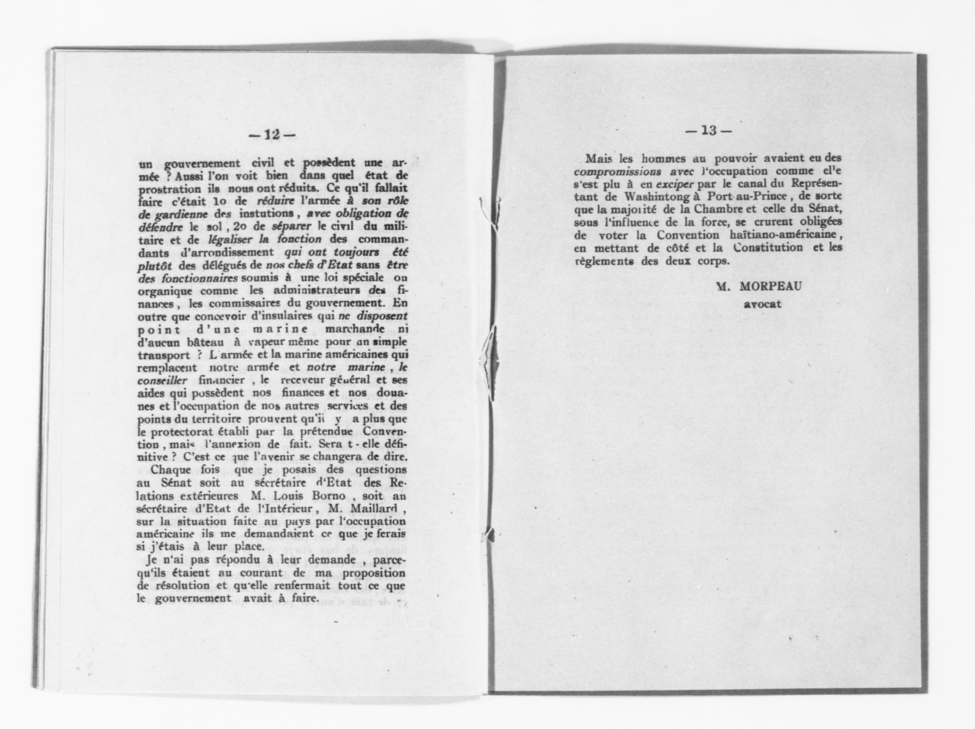 Scanned image of the current content page