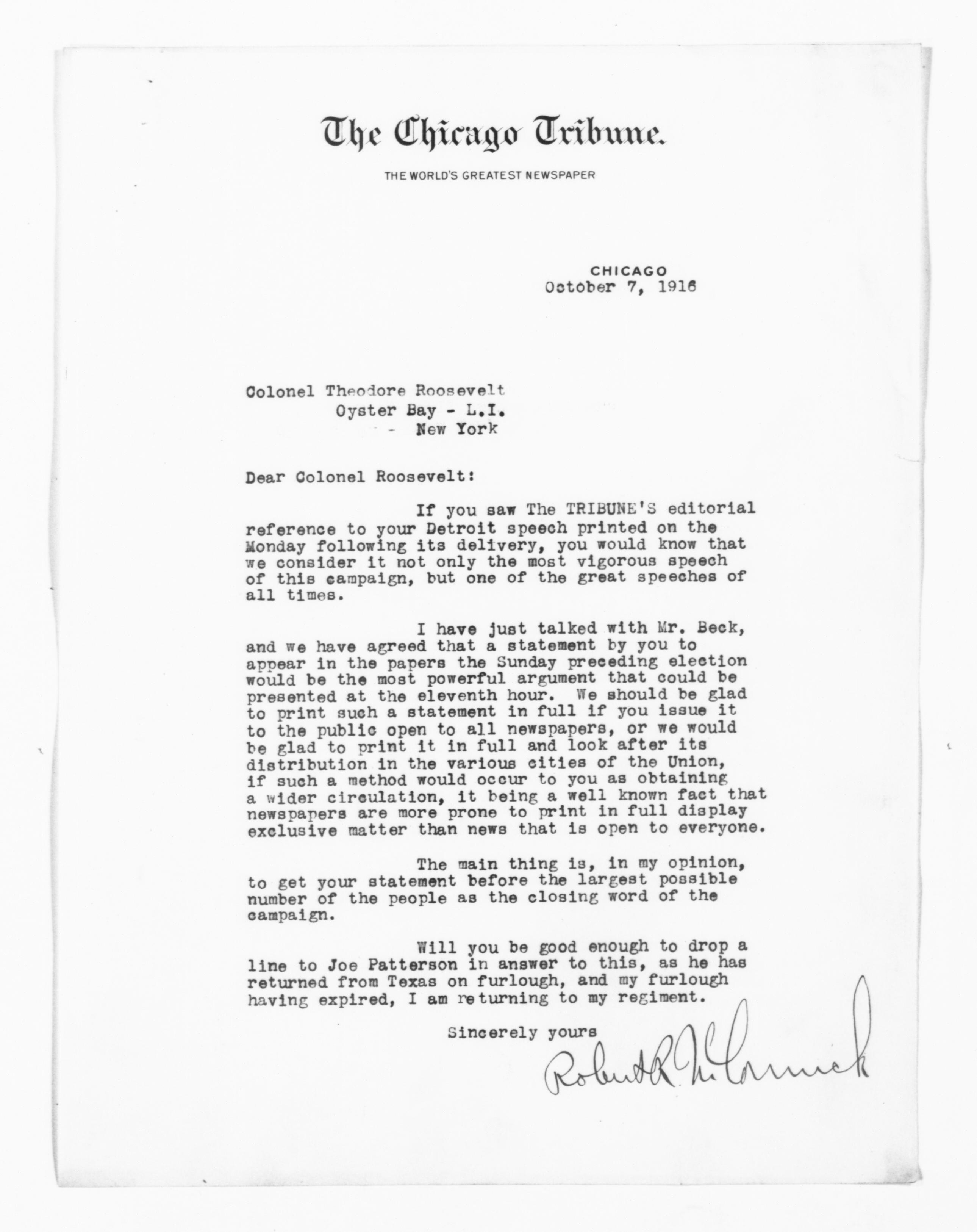 Scanned image of the current content page