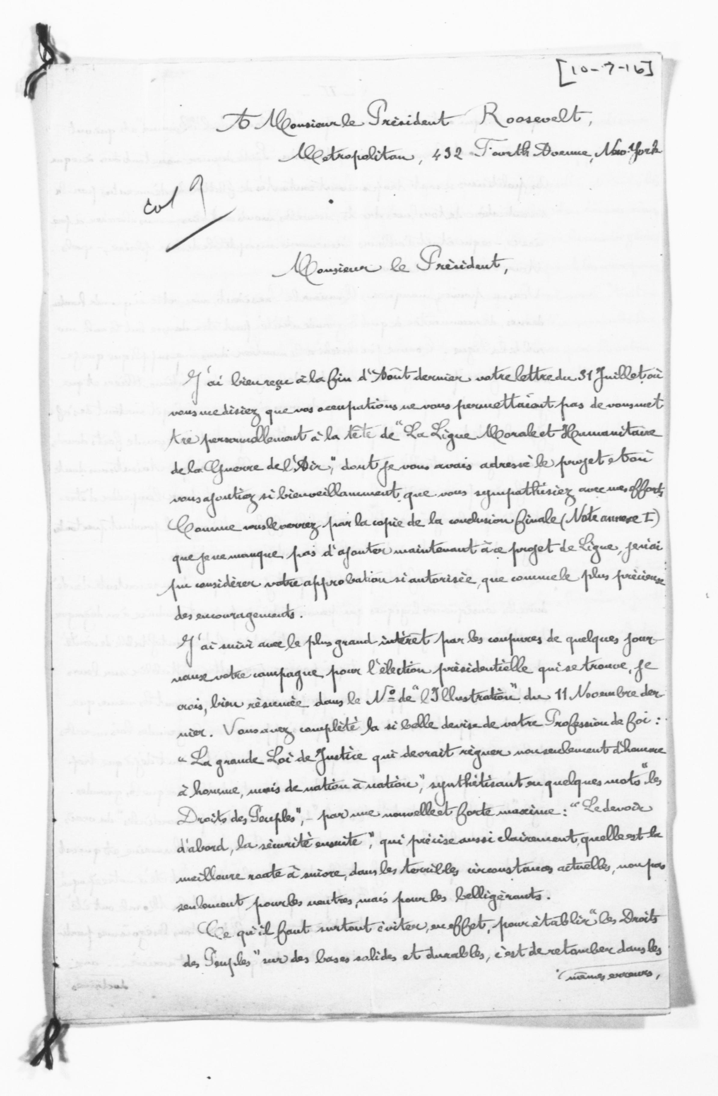 Scanned image of the current content page
