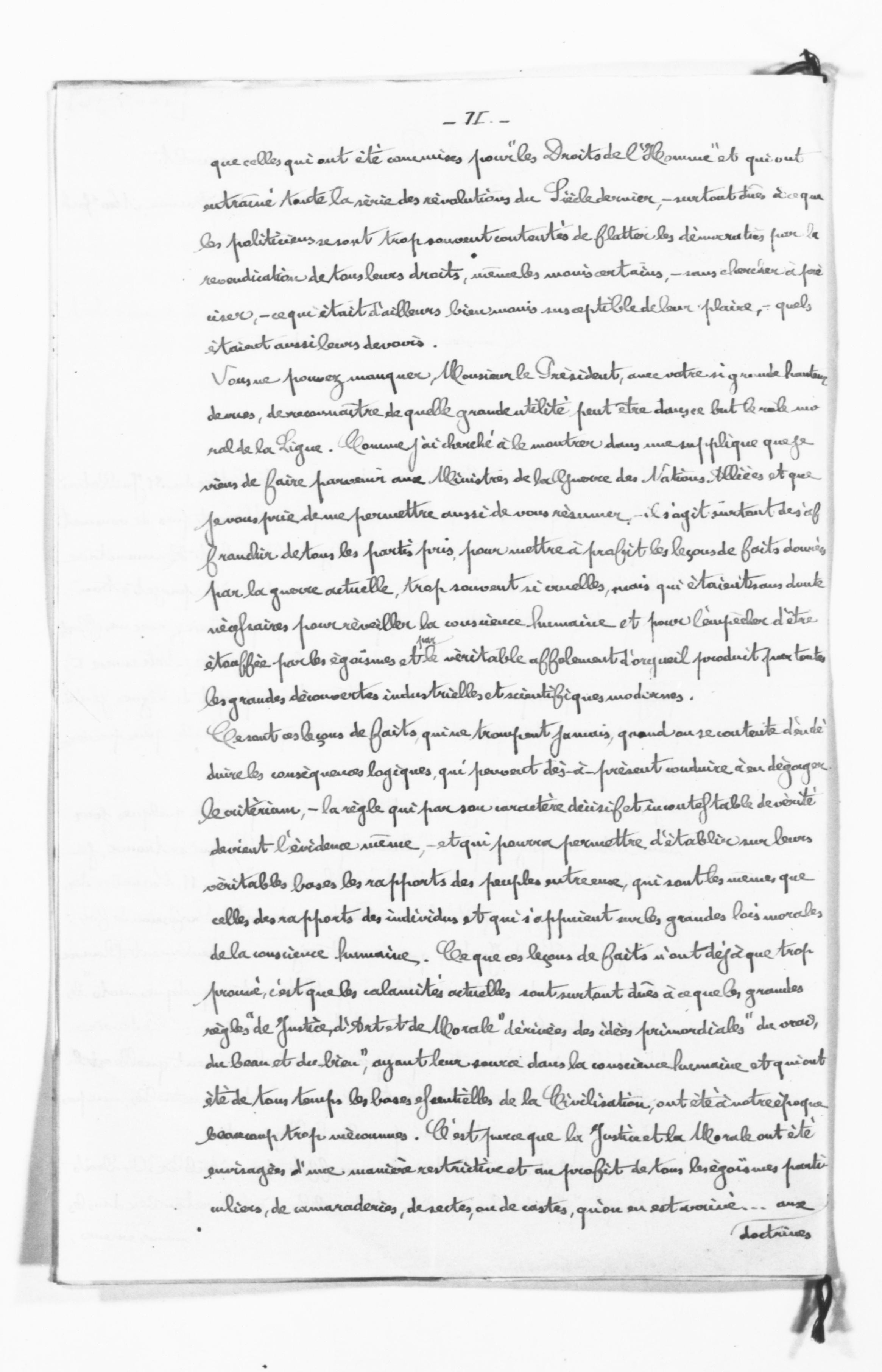 Scanned image of the current content page