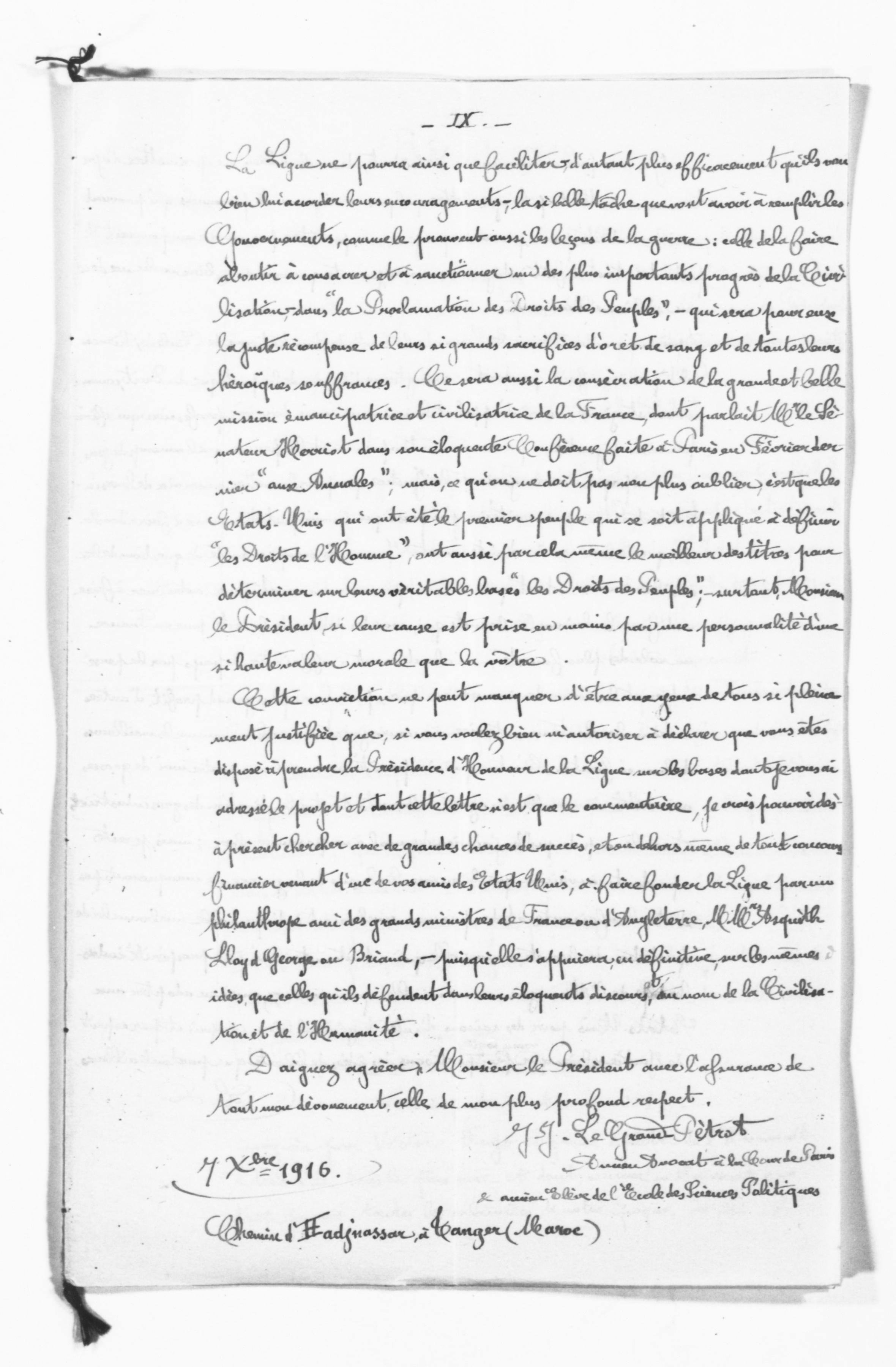 Scanned image of the current content page