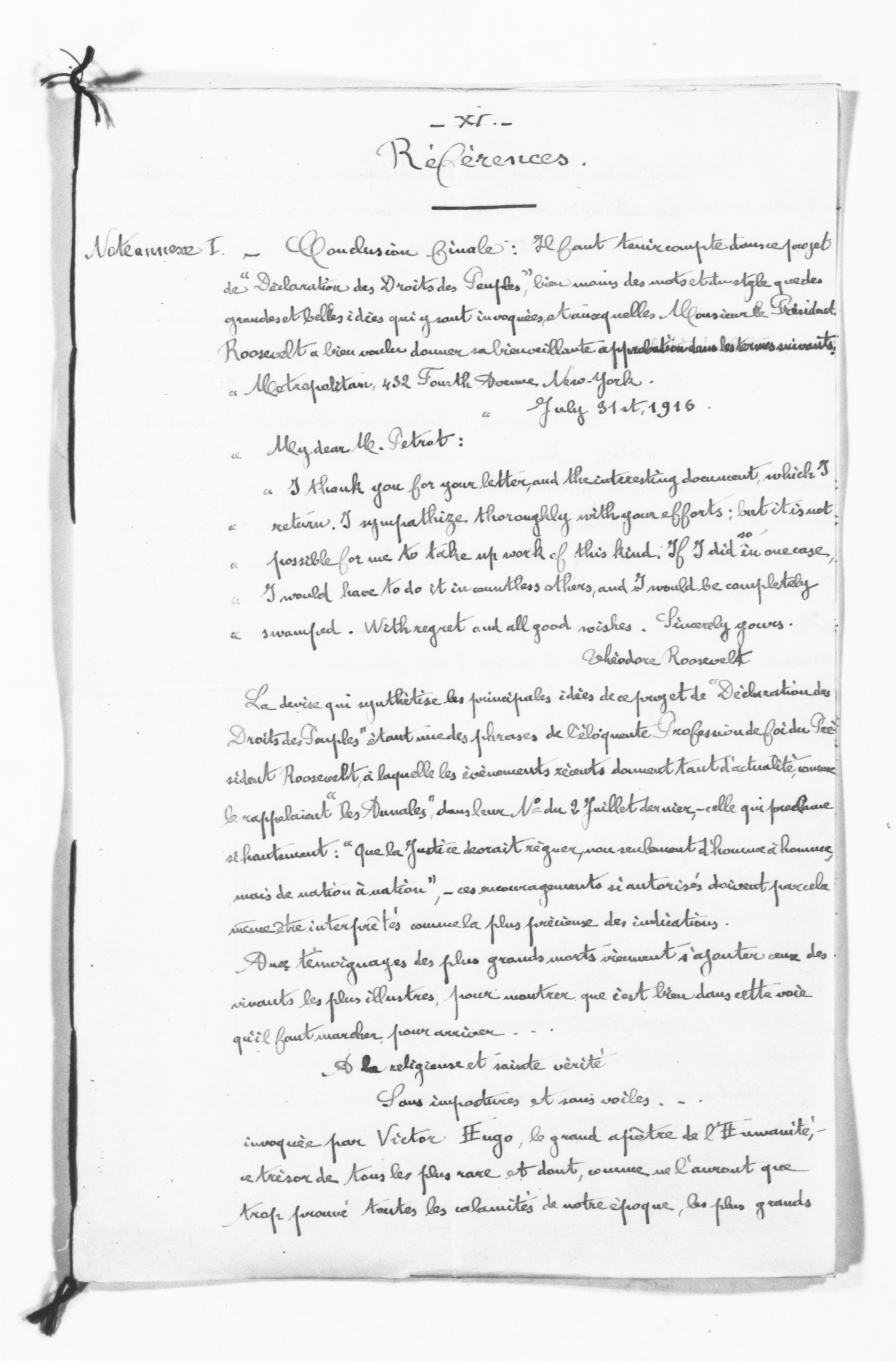 Scanned image of the current content page
