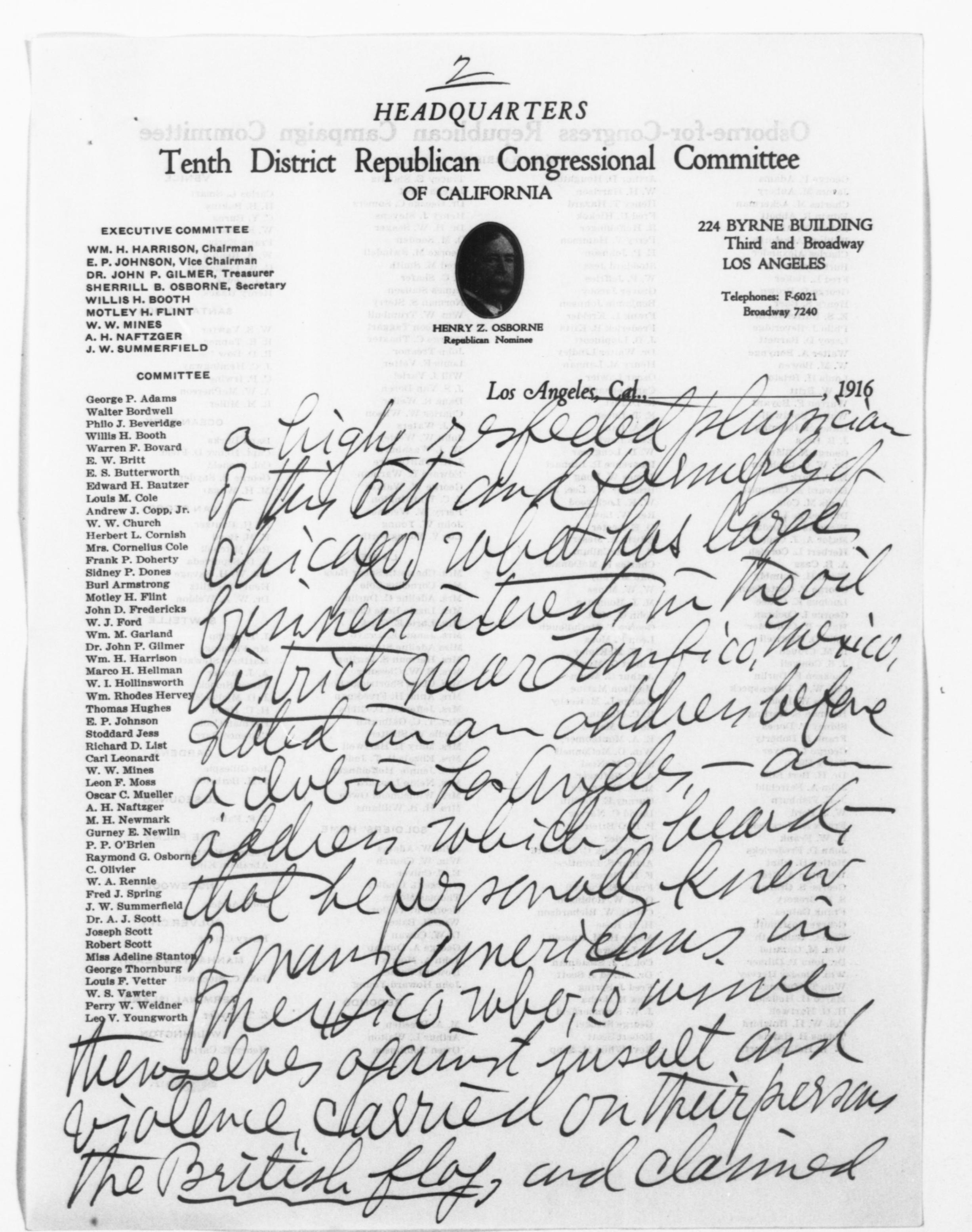 Scanned image of the current content page