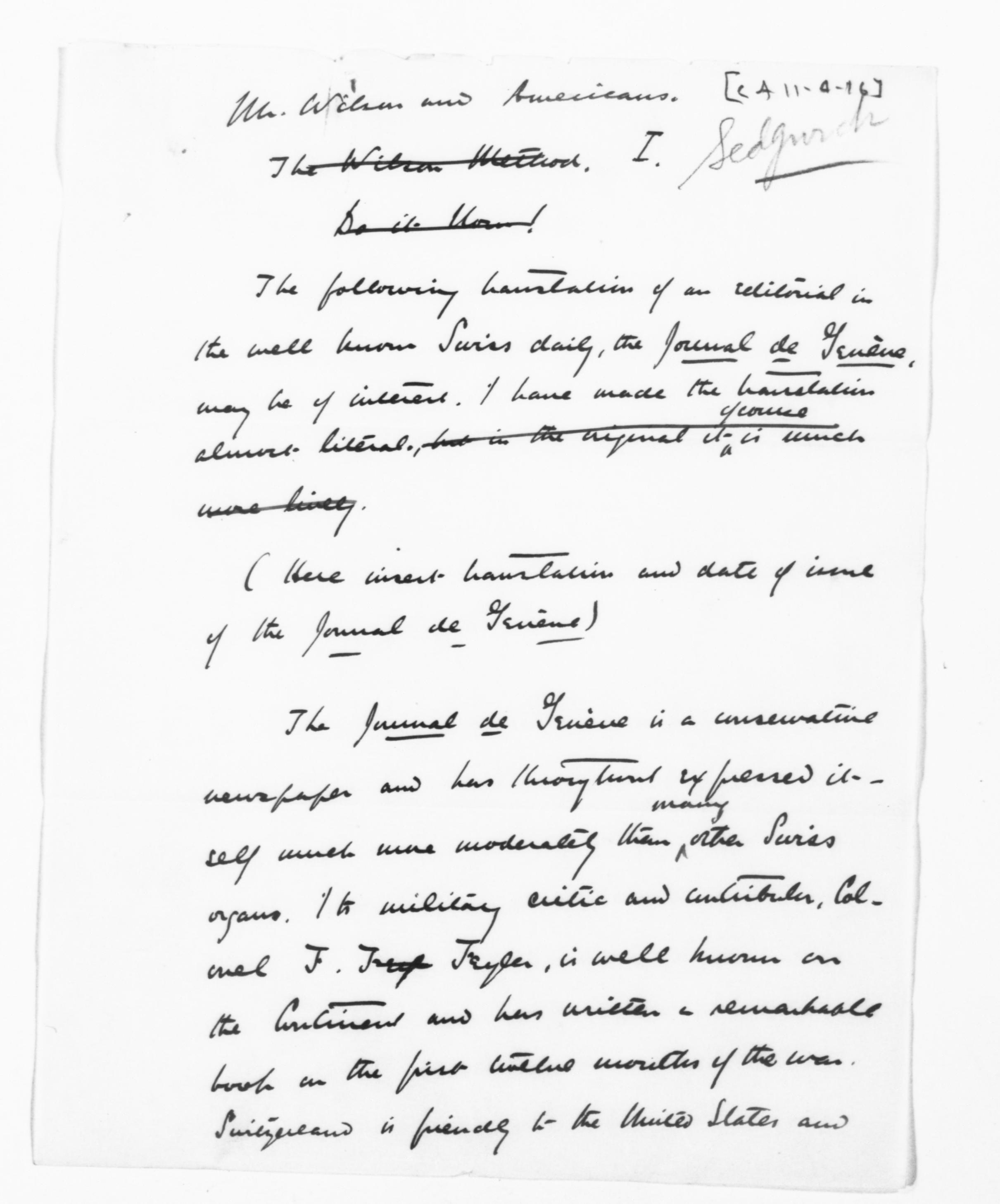 Scanned image of the current content page