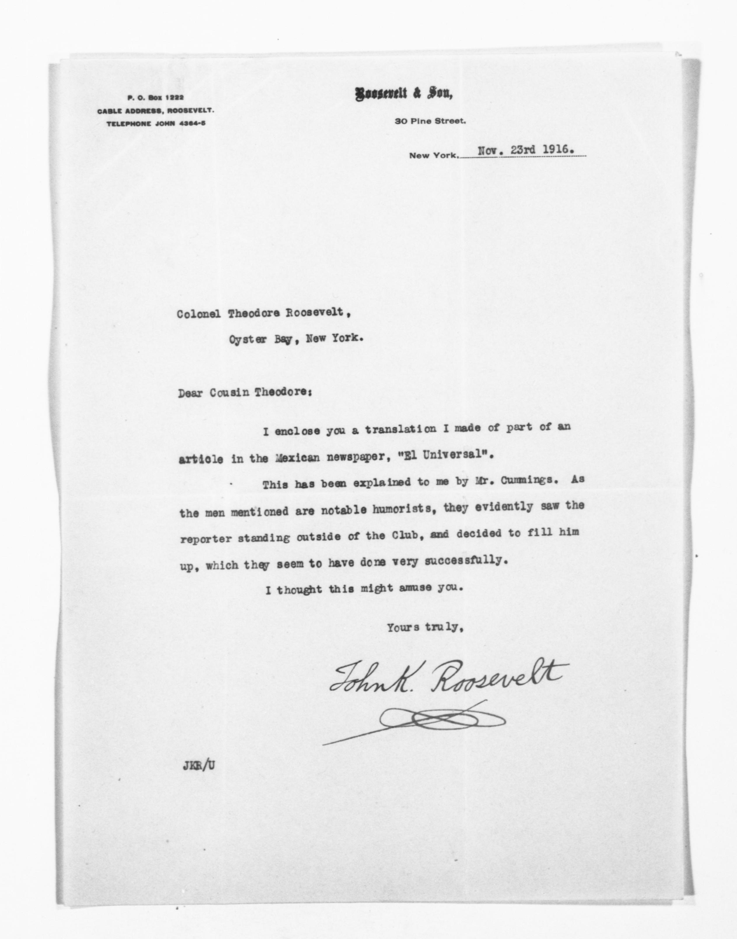 Scanned image of the current content page