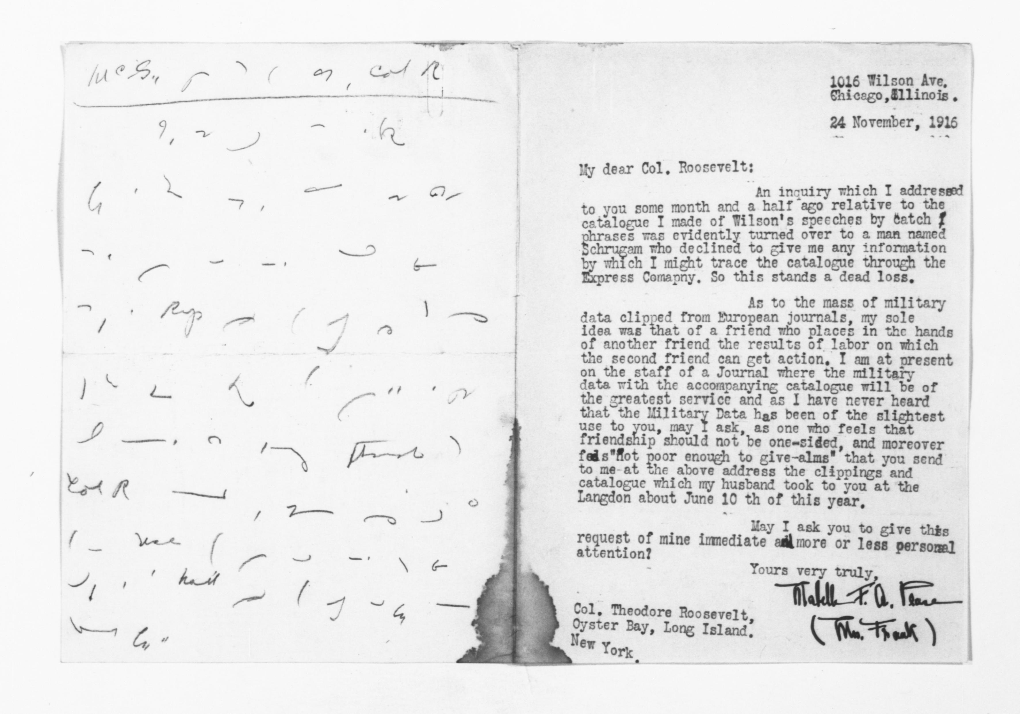 Scanned image of the current content page