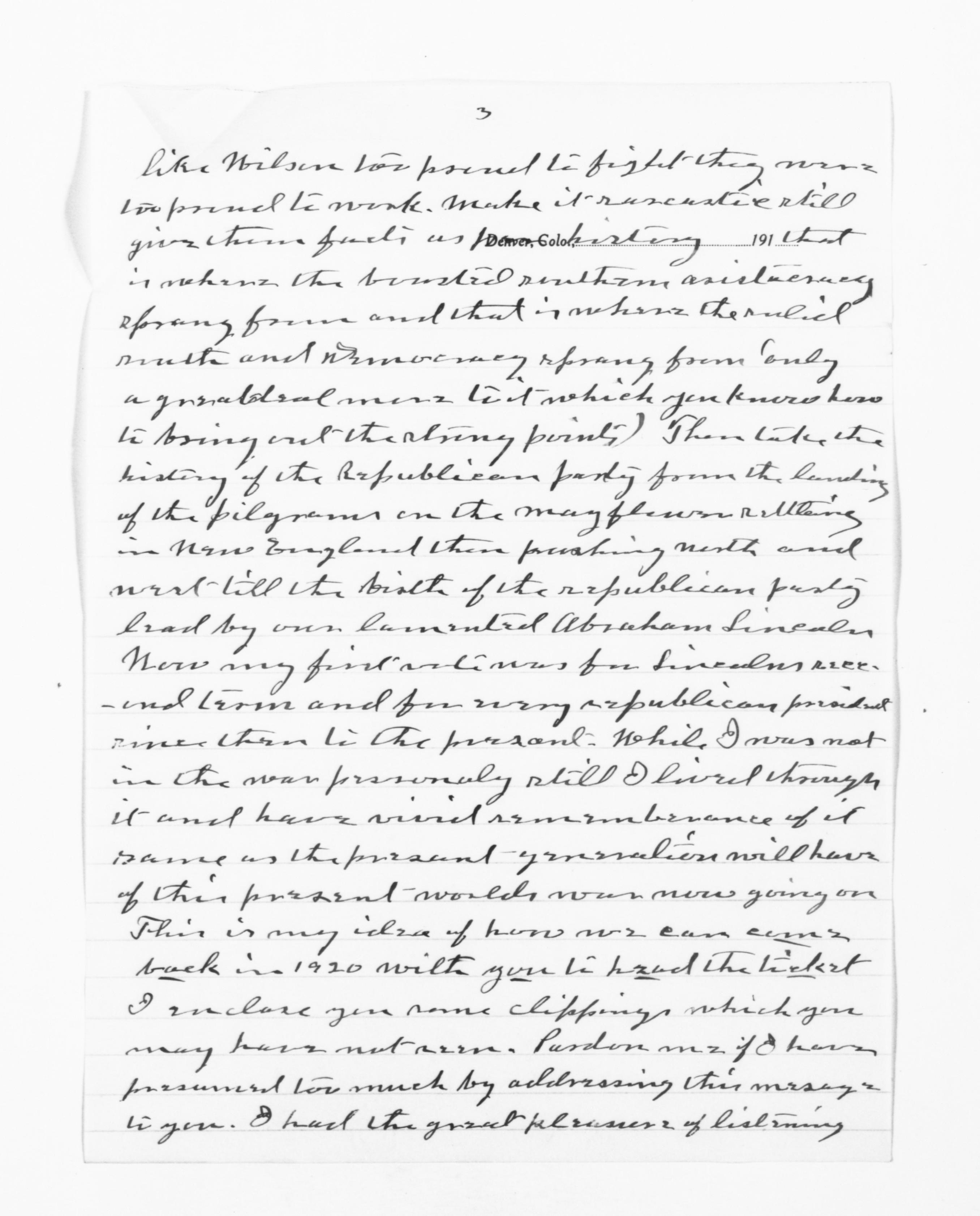 Scanned image of the current content page