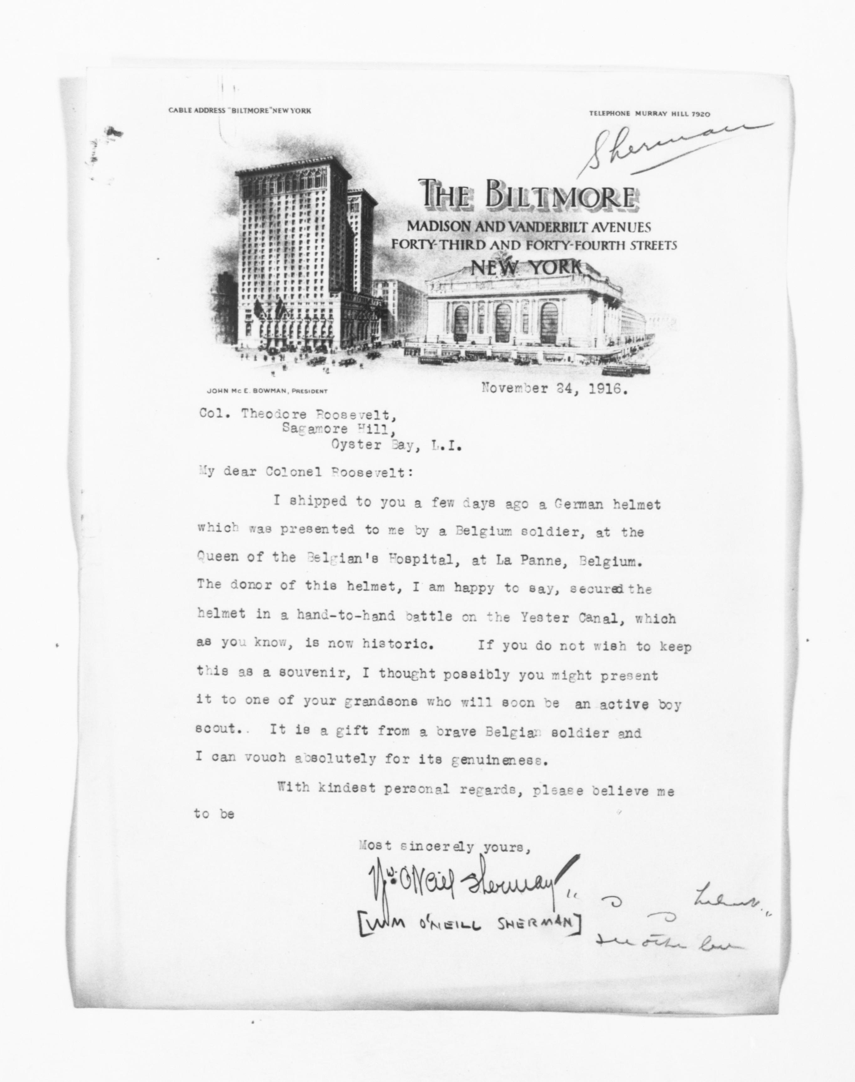 Scanned image of the current content page