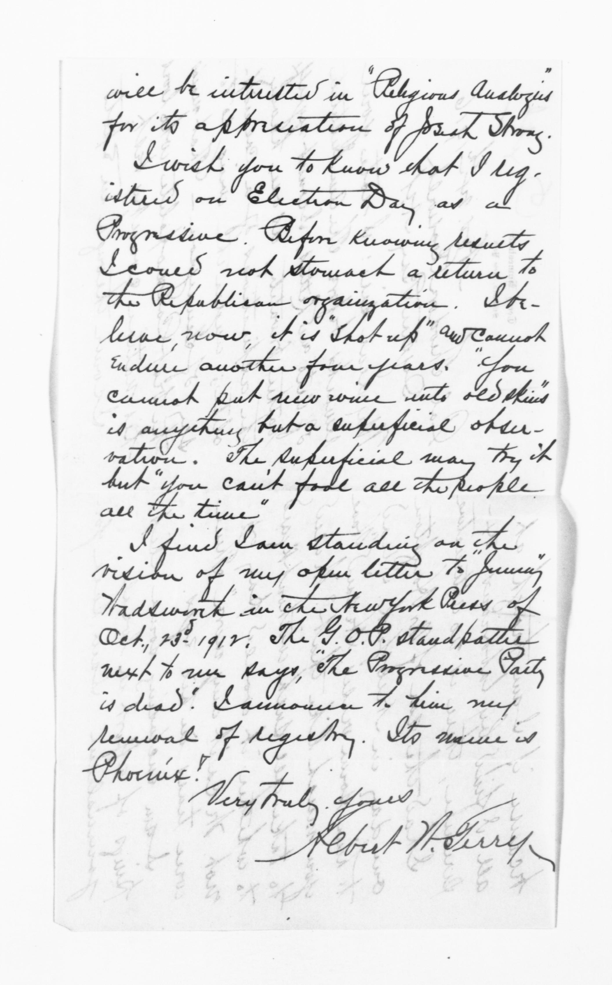 Scanned image of the current content page