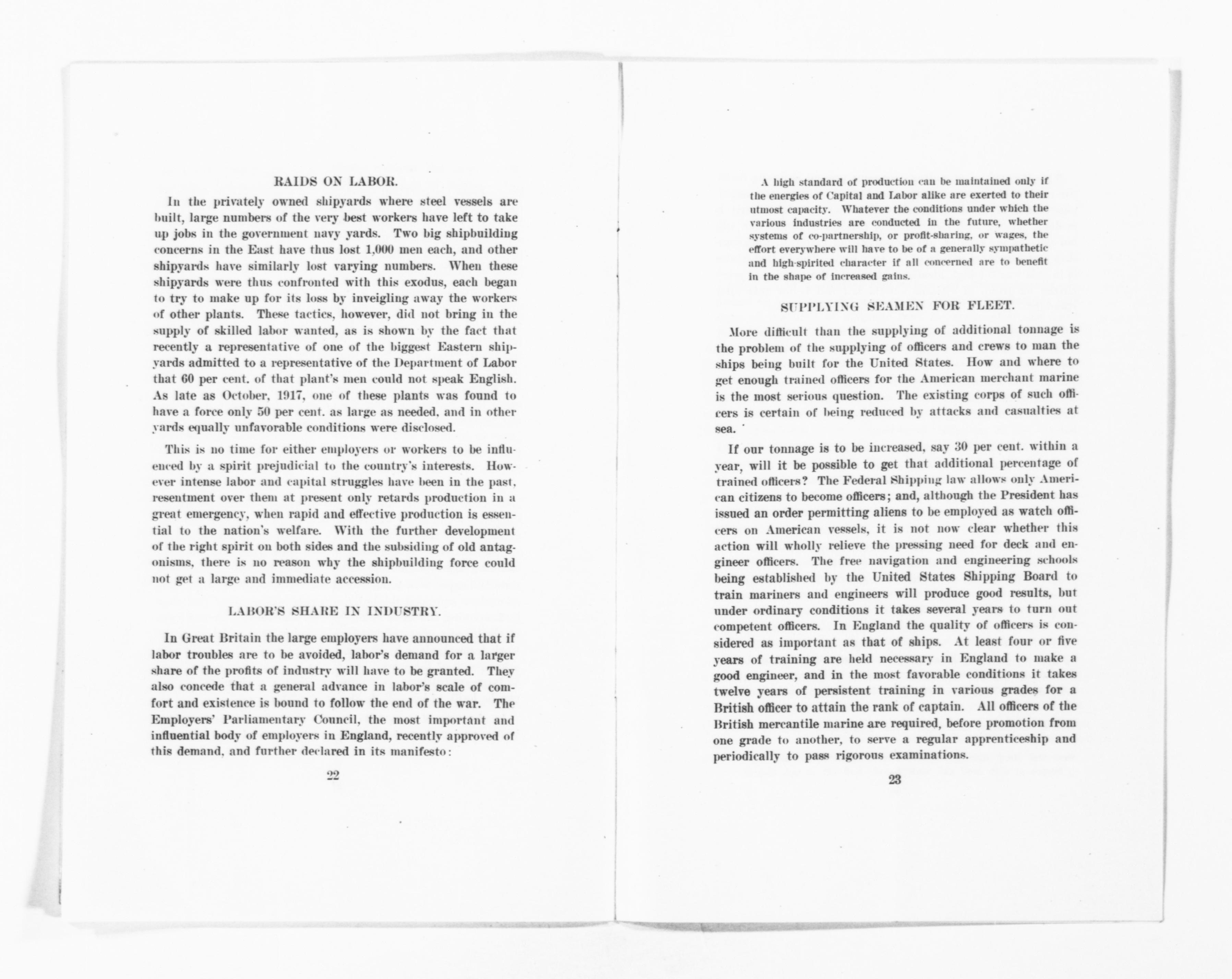 Scanned image of the current content page