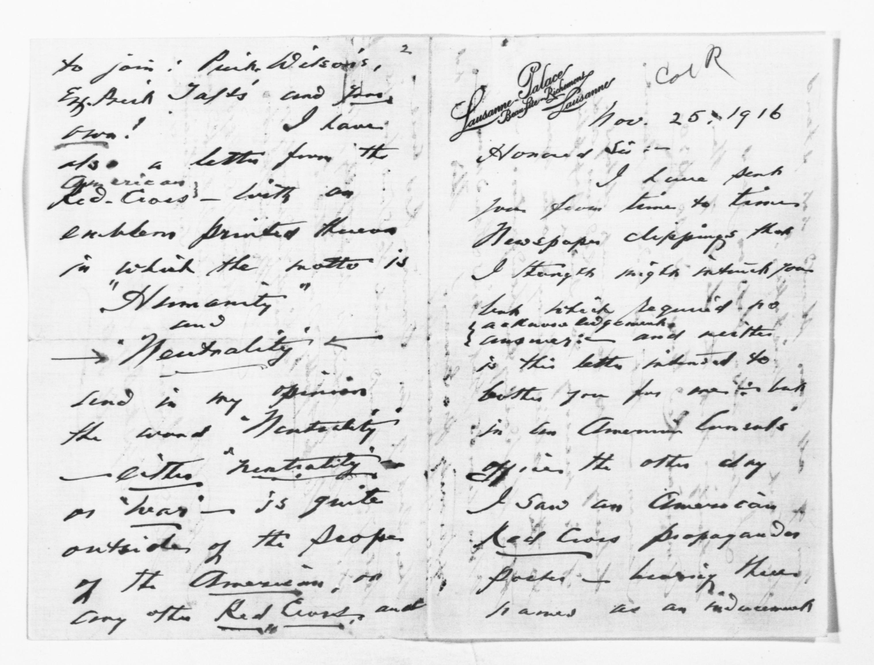 Scanned image of the current content page