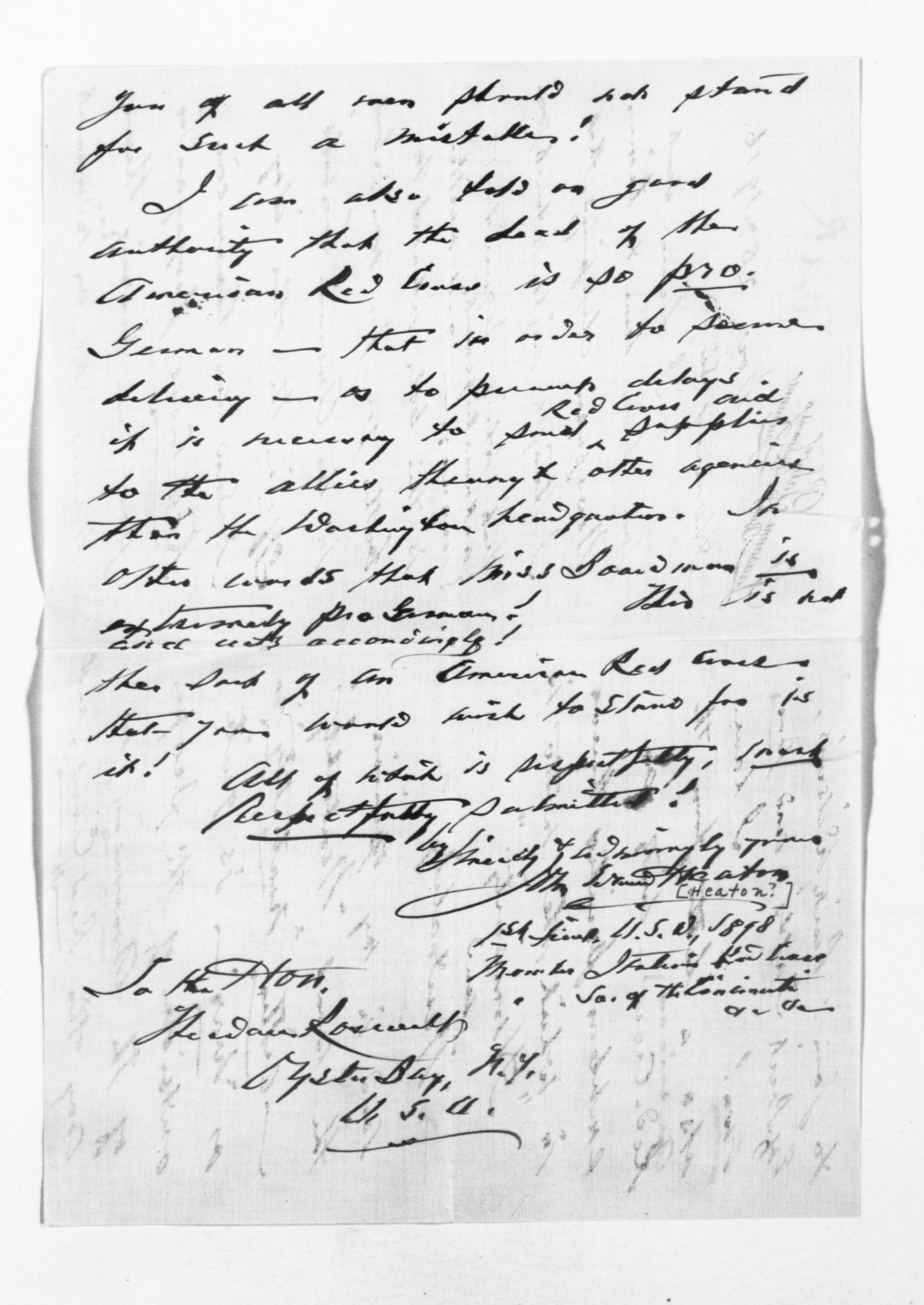 Scanned image of the current content page