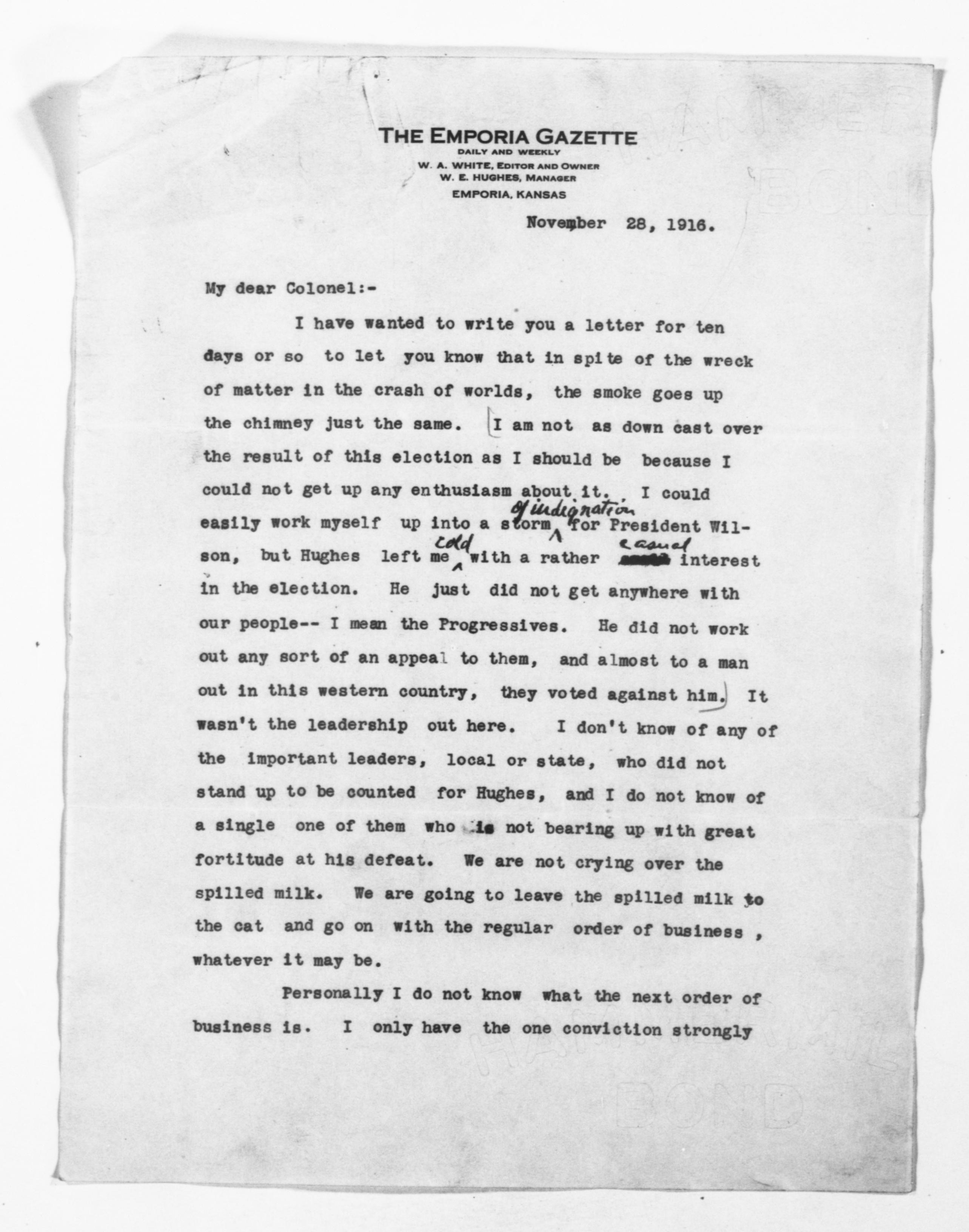 Scanned image of the current content page