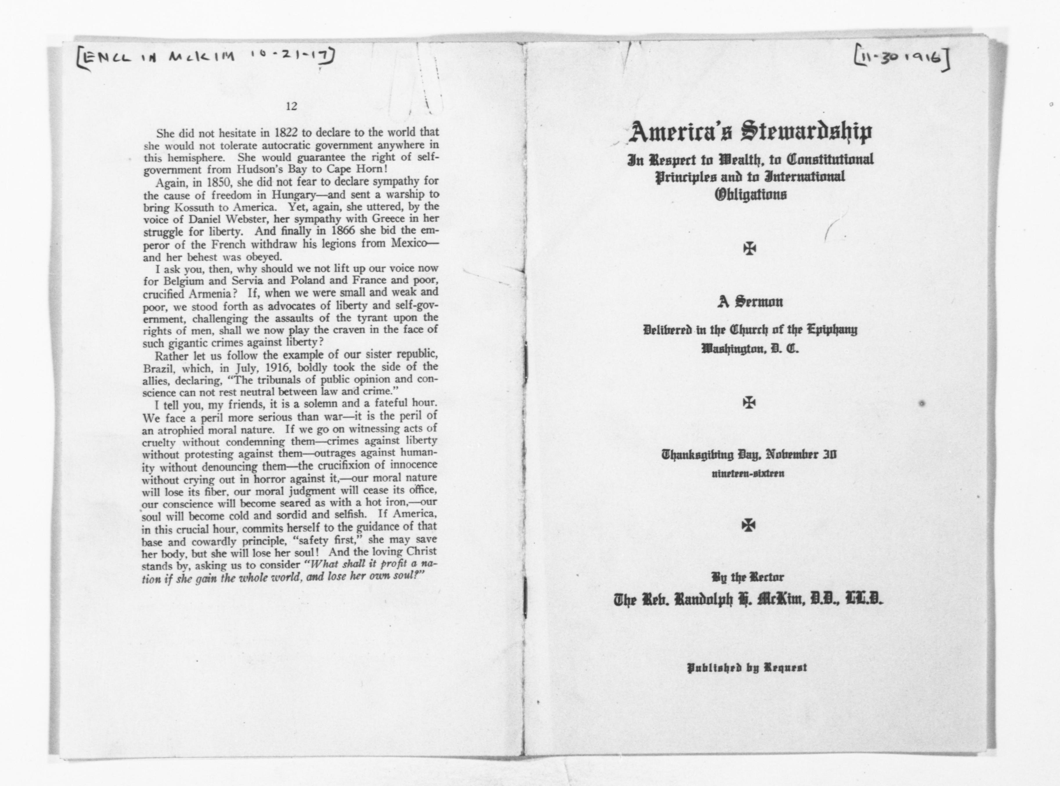 Scanned image of the current content page