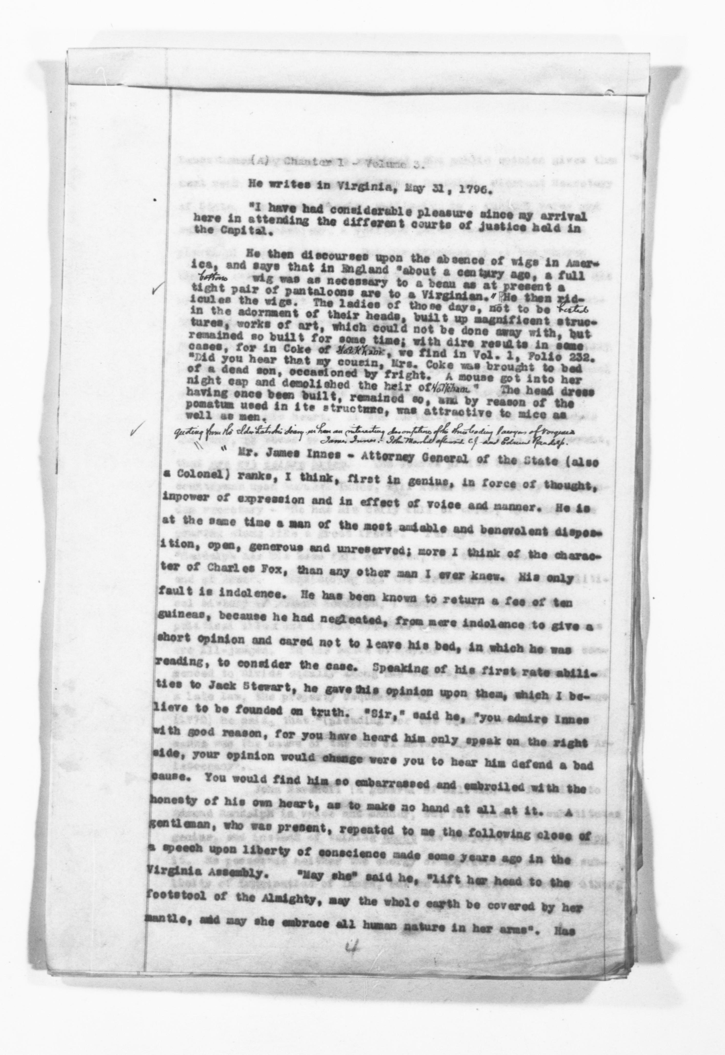 Scanned image of the current content page