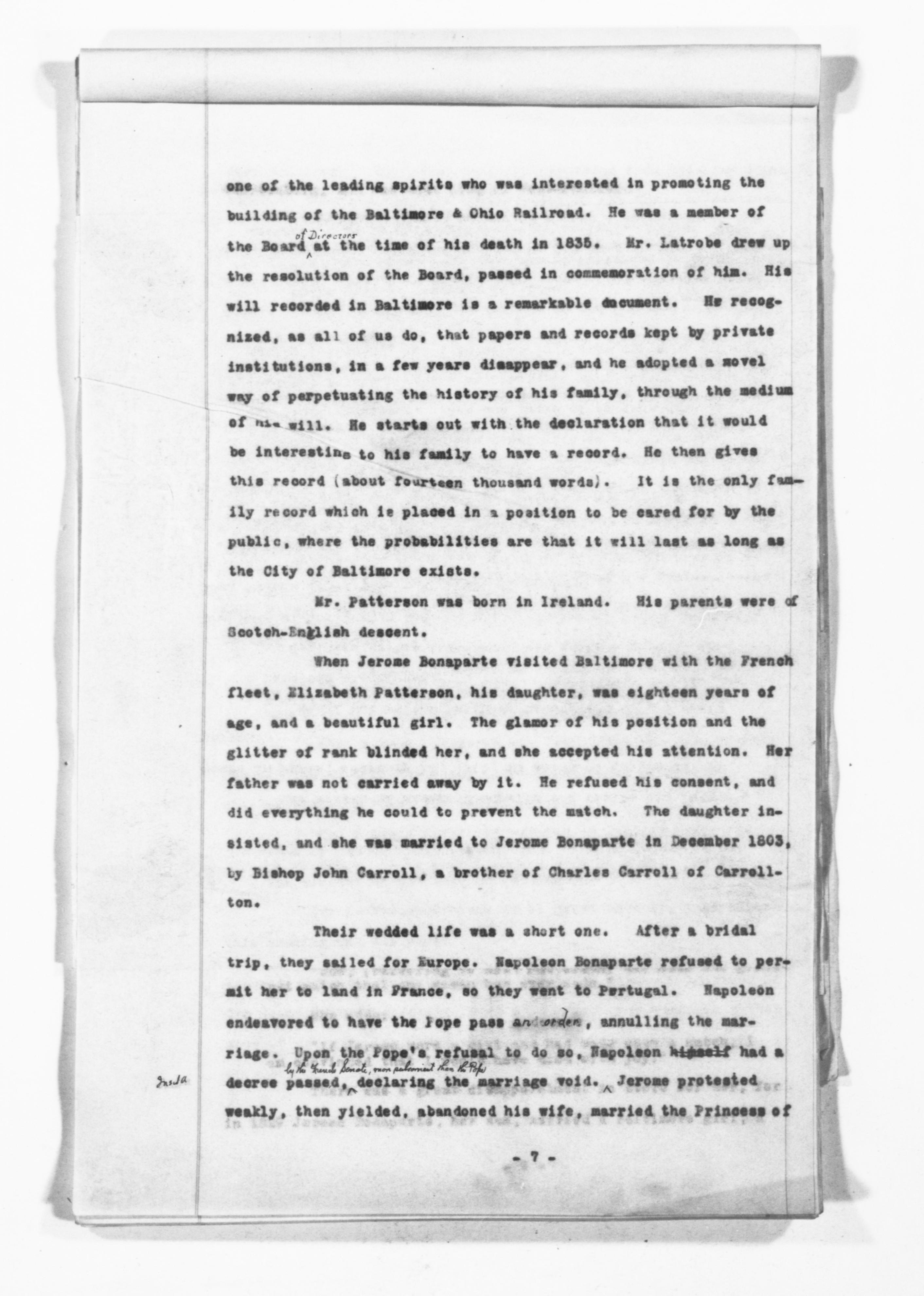 Scanned image of the current content page