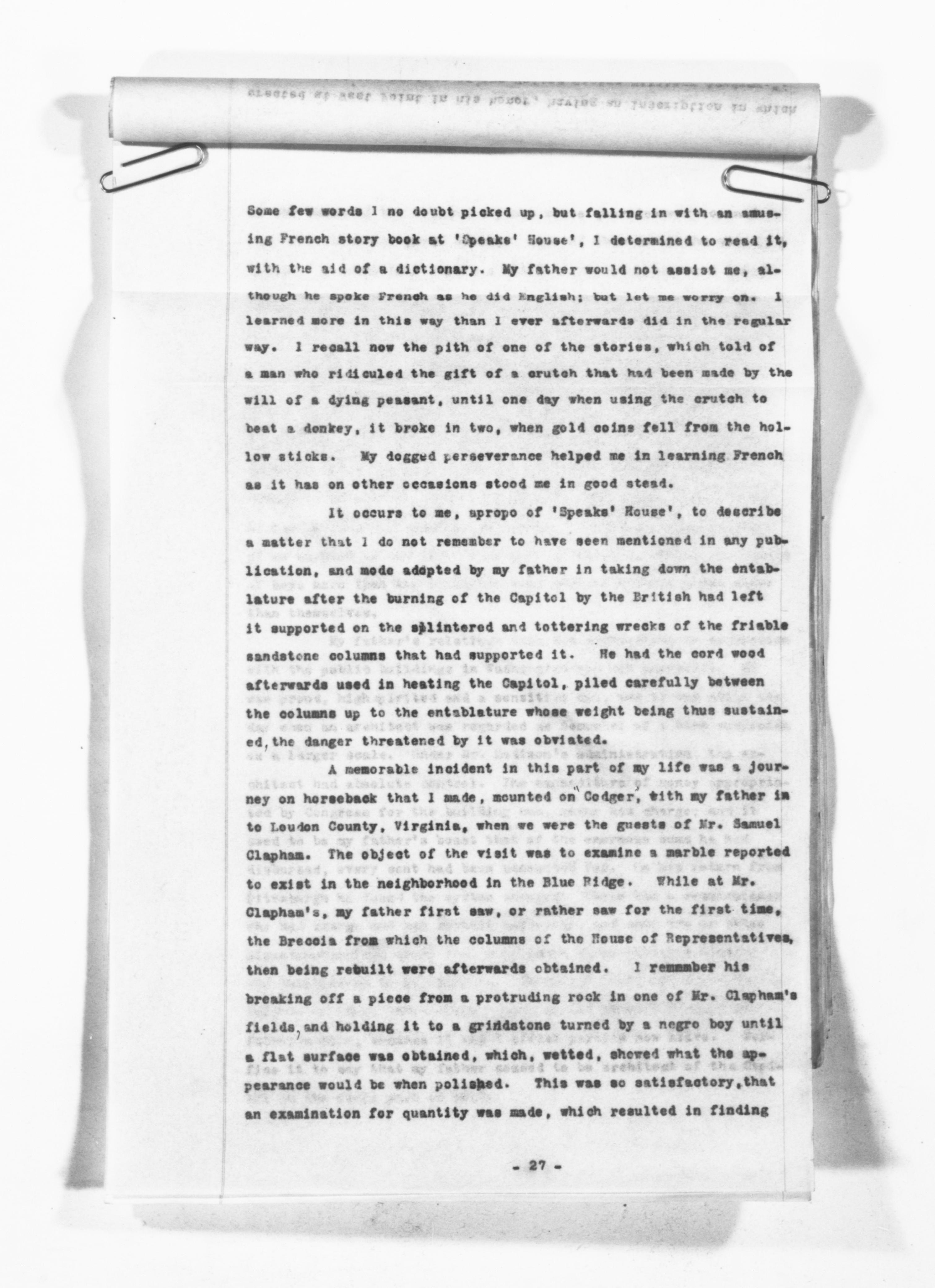Scanned image of the current content page