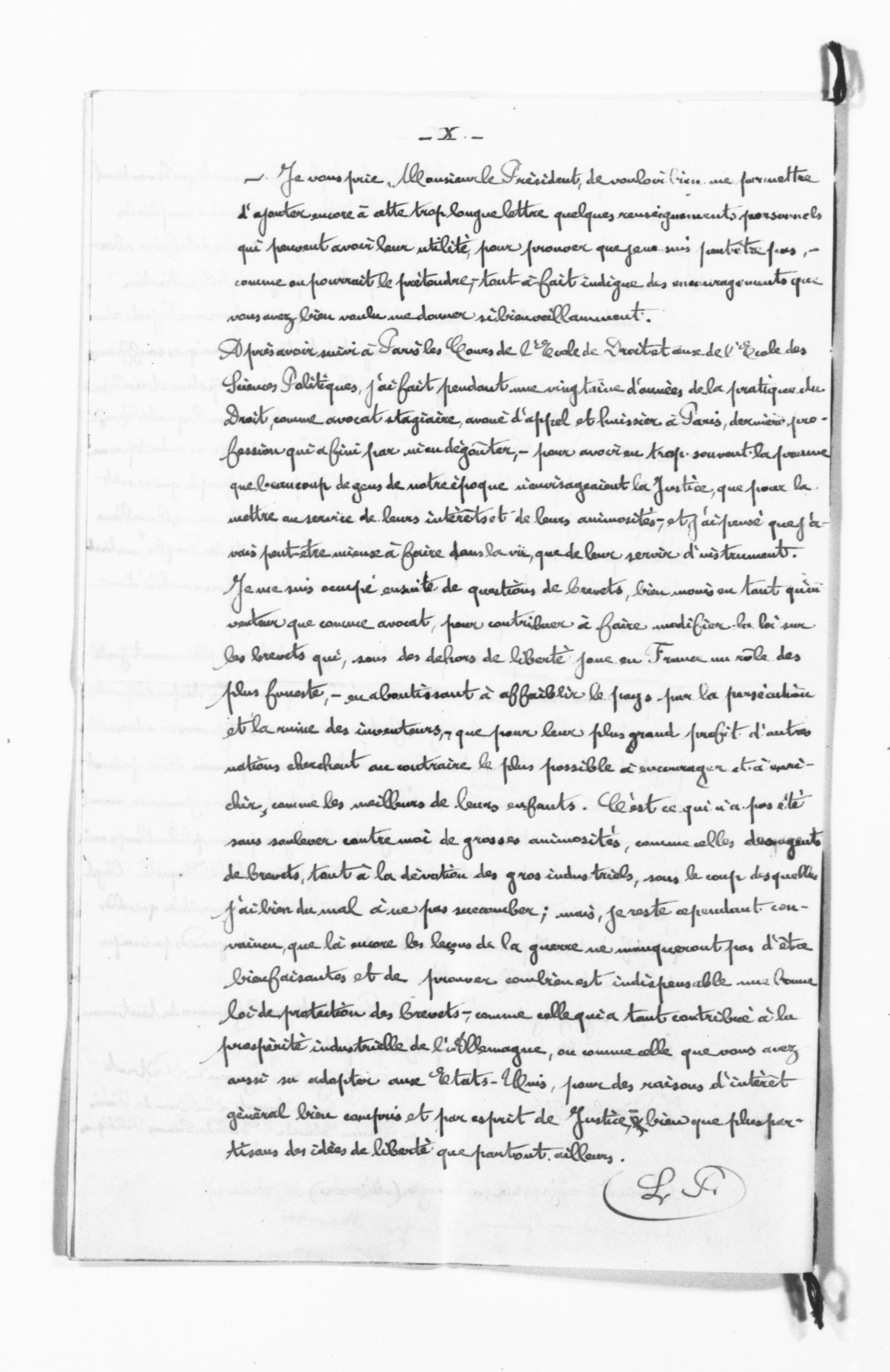 Scanned image of the current content page