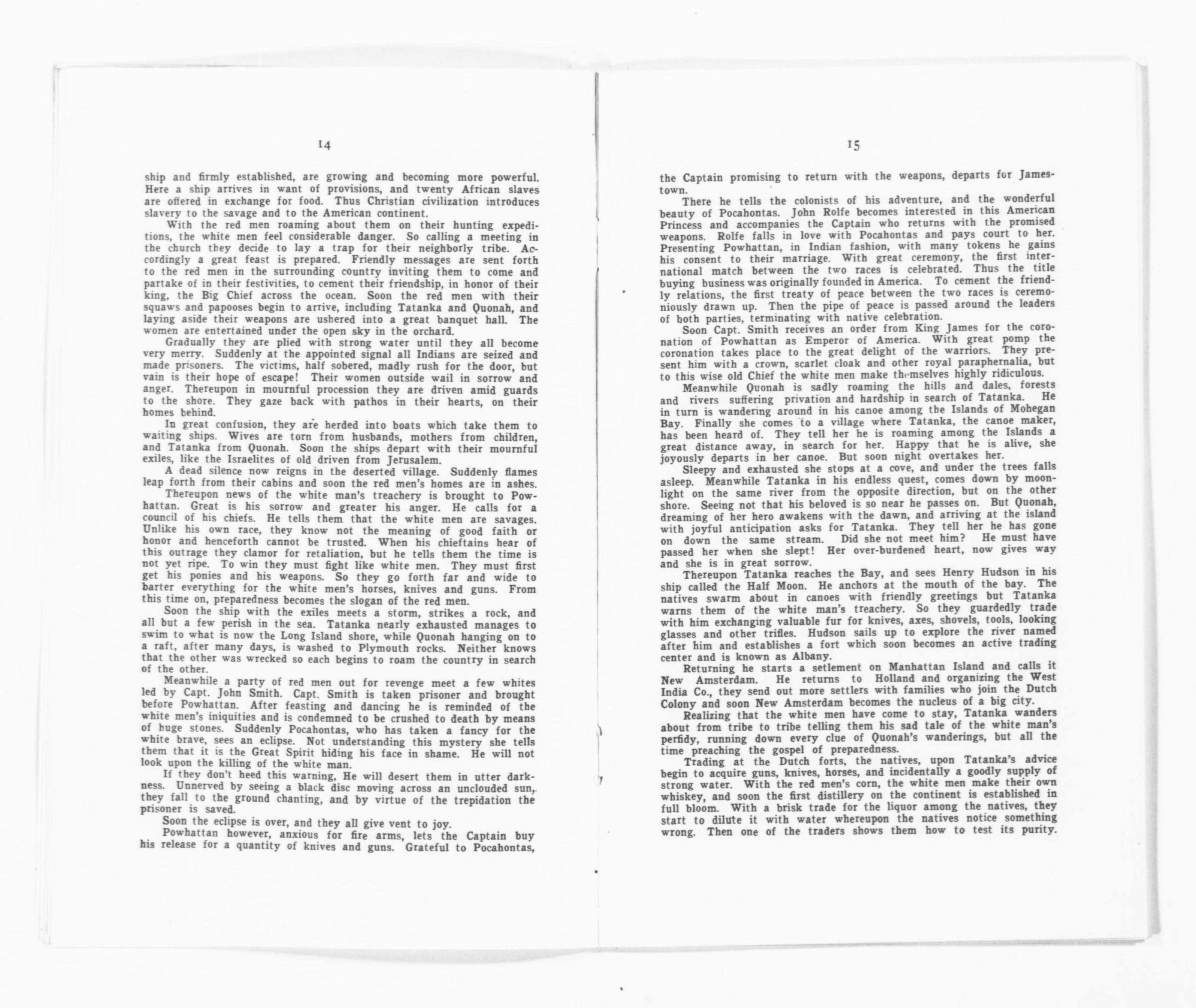 Scanned image of the current content page