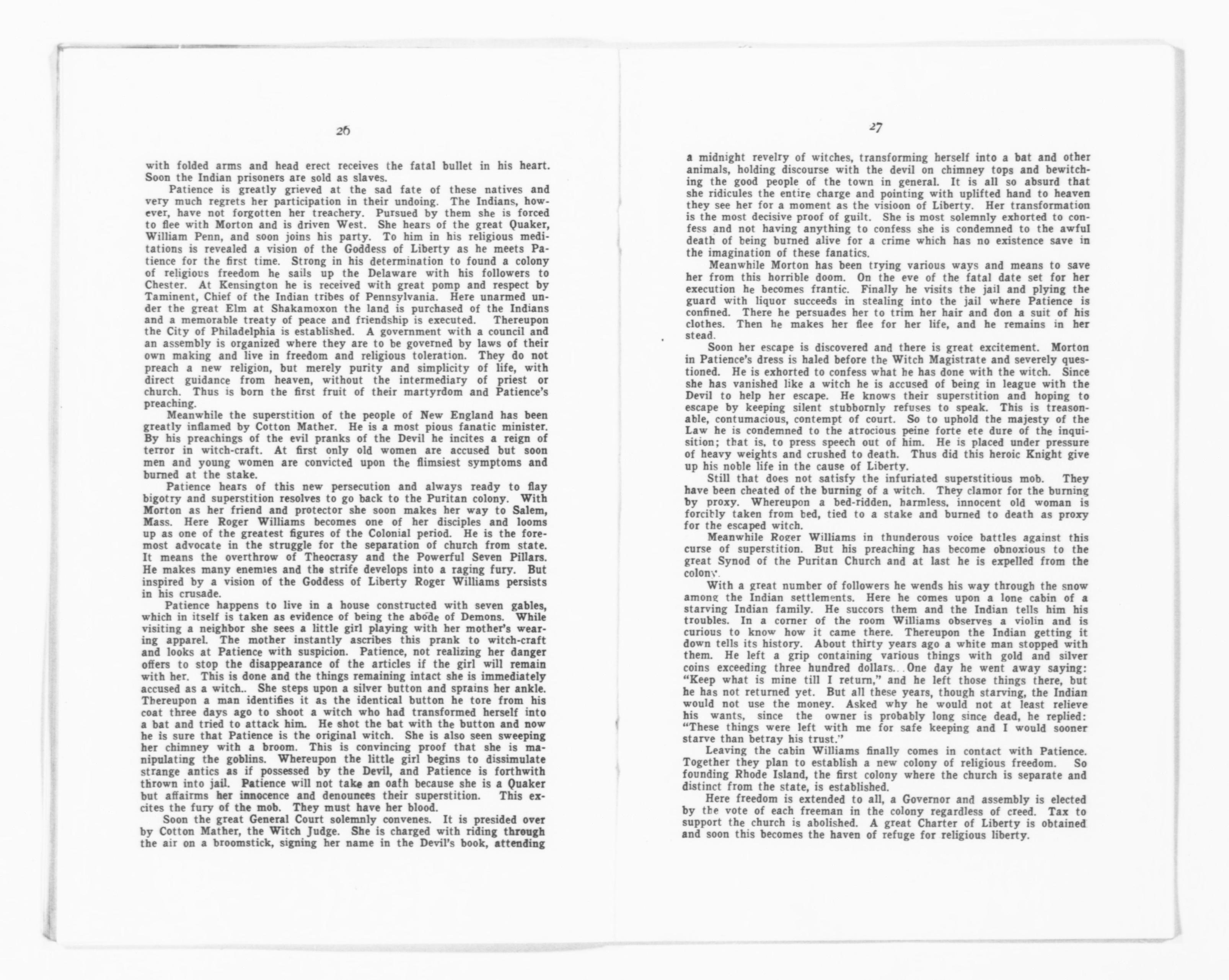 Scanned image of the current content page