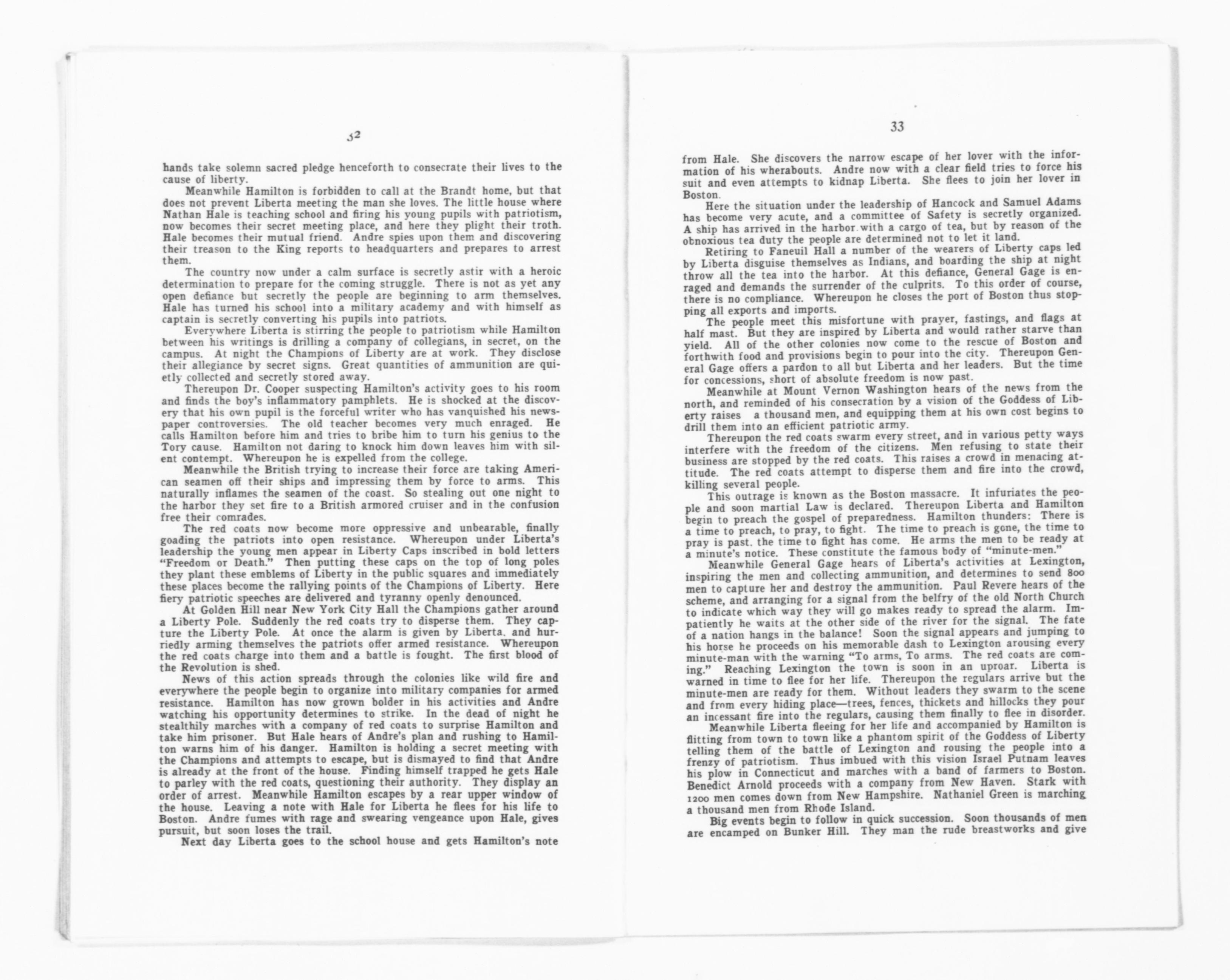 Scanned image of the current content page