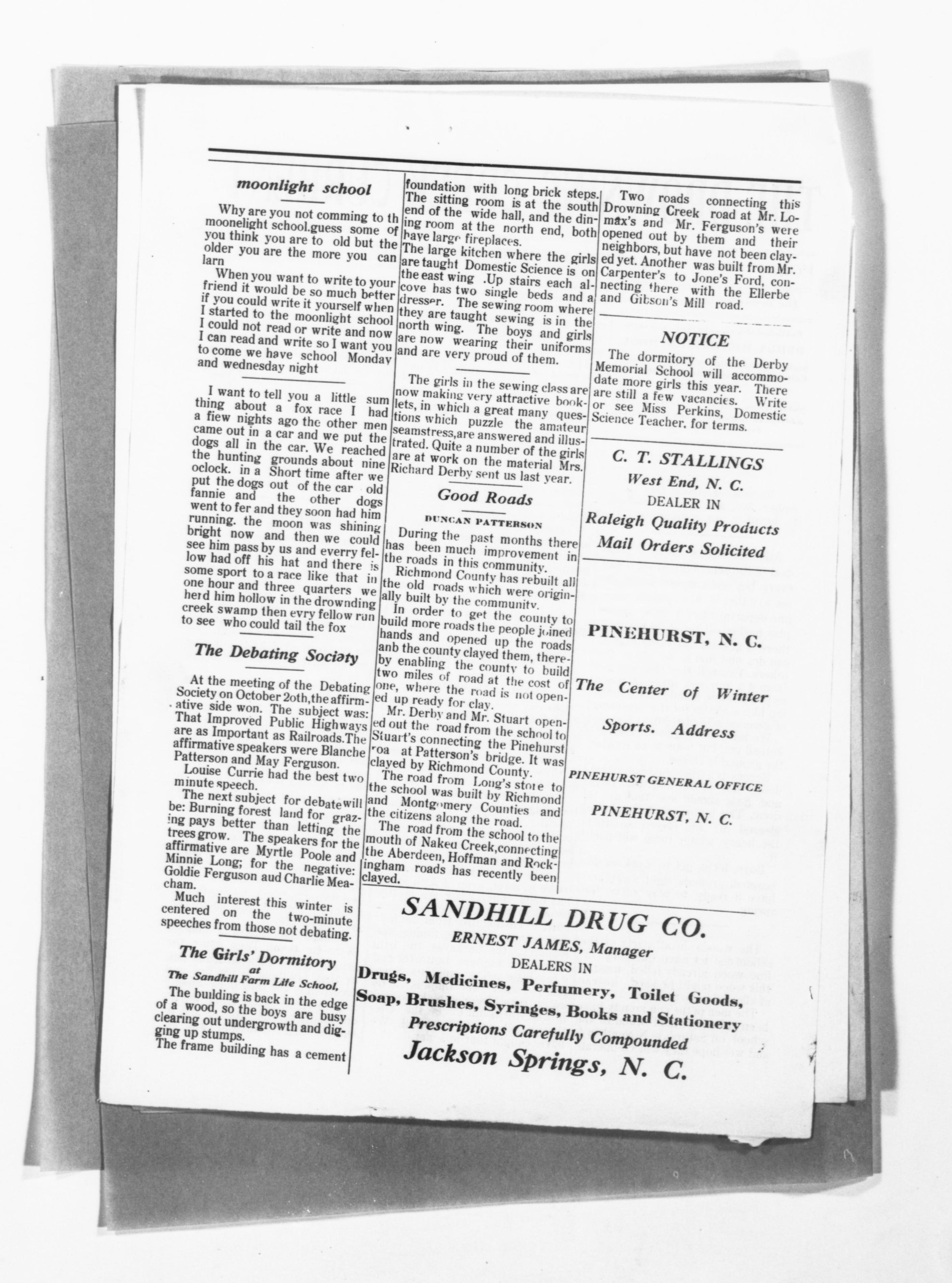 Scanned image of the current content page