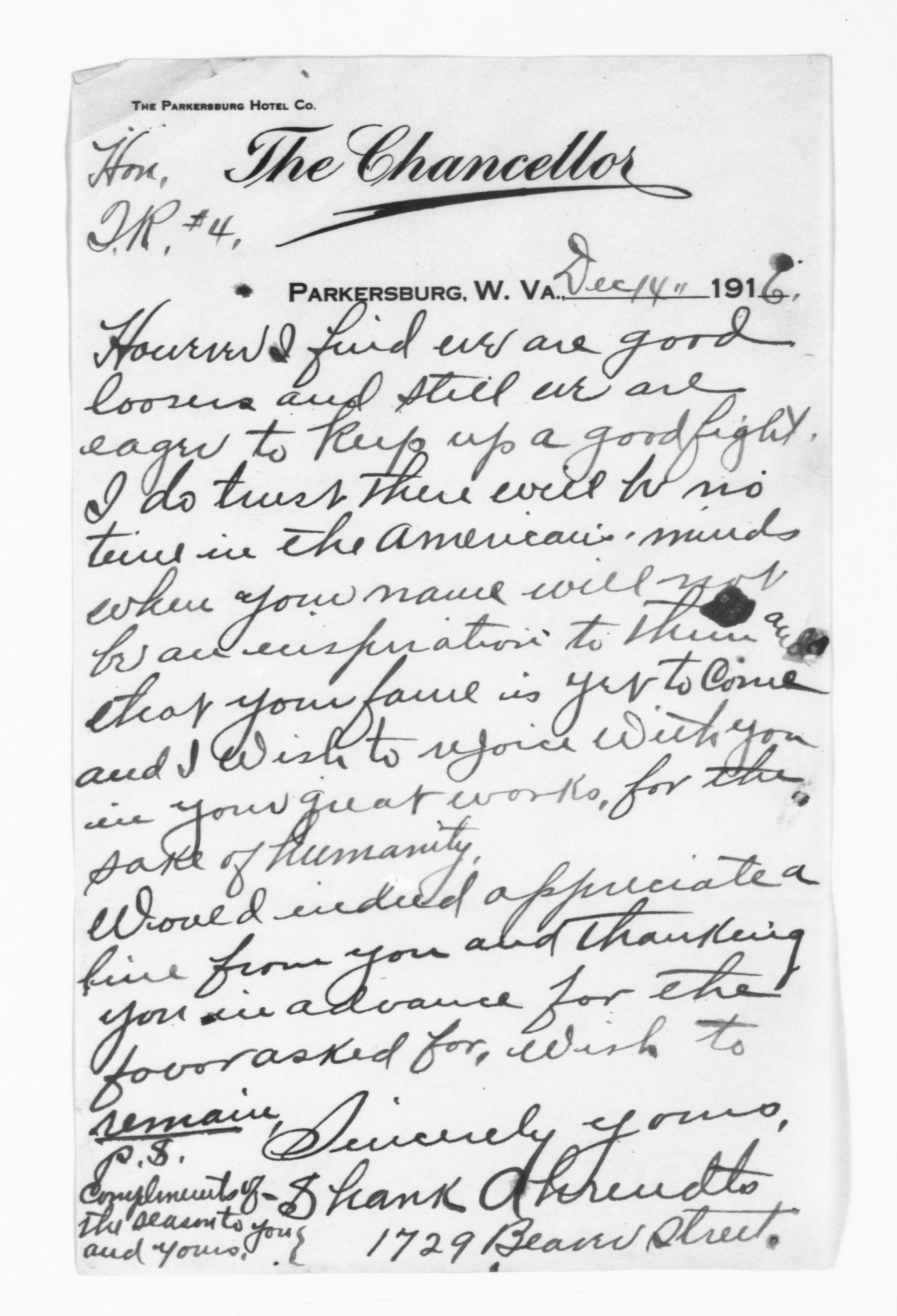 Scanned image of the current content page